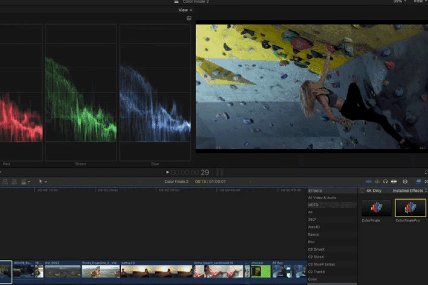 Final Cut Pro X Color Finale 2 plugin