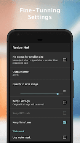 Resize Me content