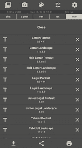 image size content