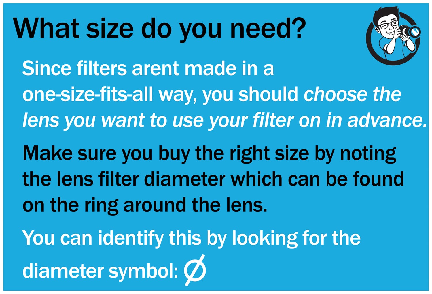 best ND filters size choice