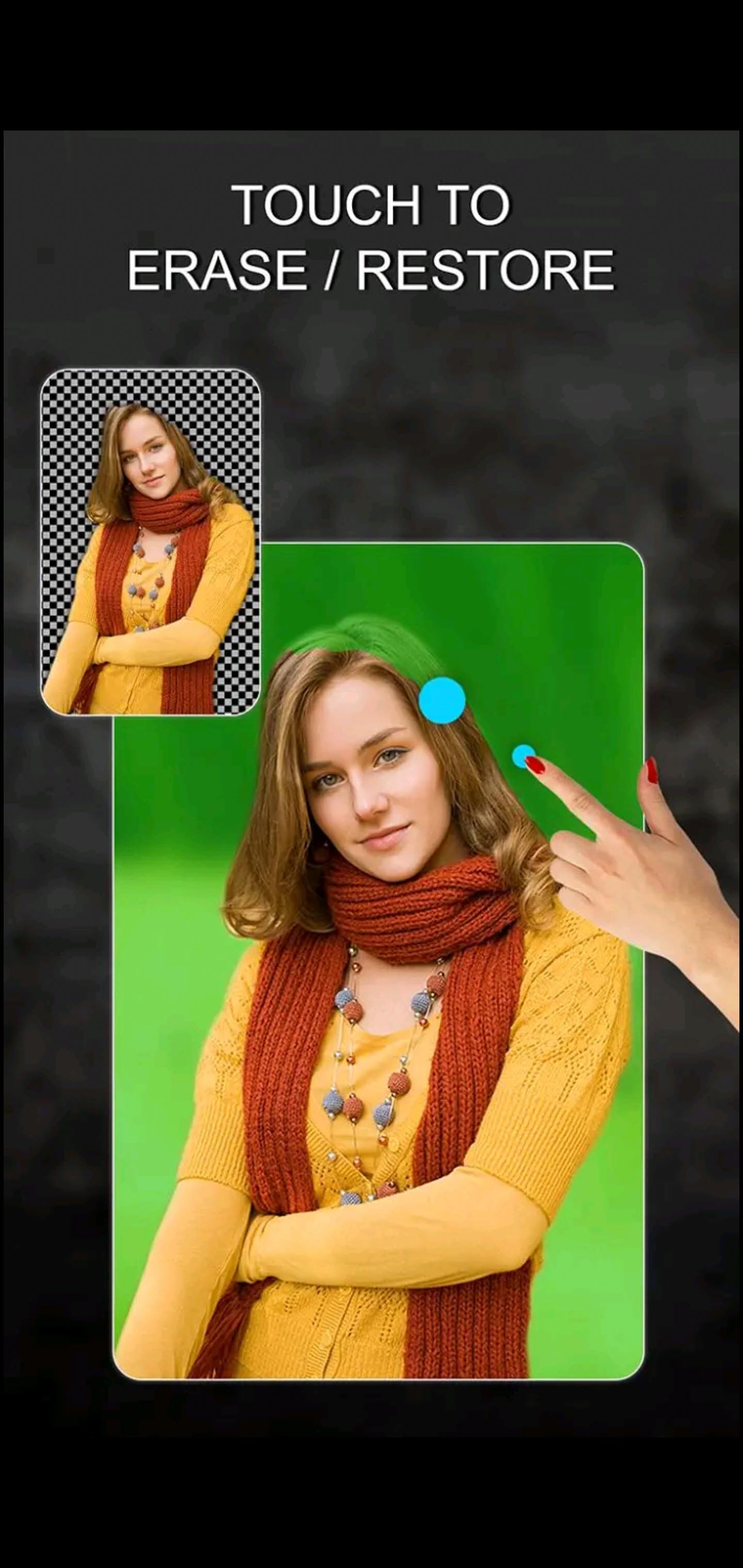 This app uses layers to help restore mistakes.
