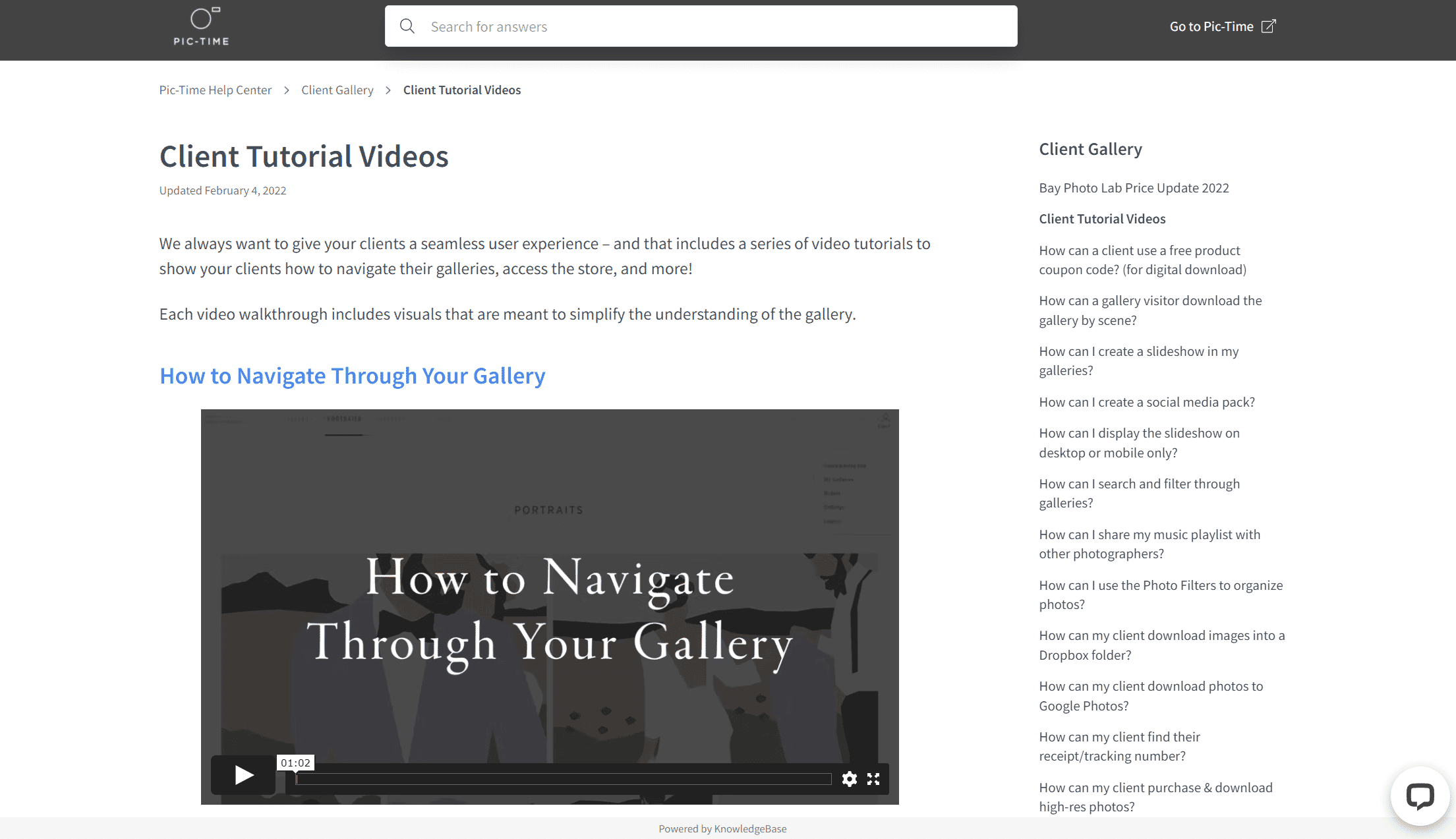 Use tutorials to educate your clients