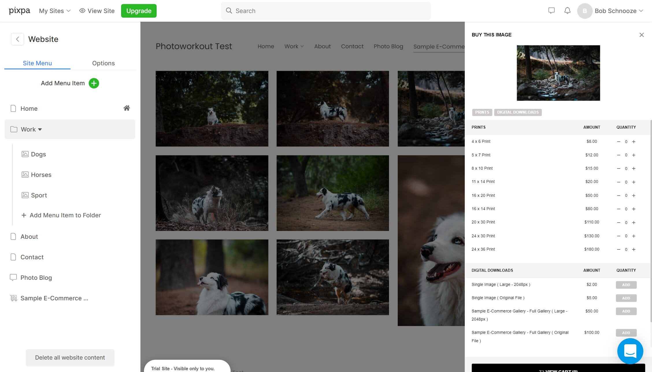 Making an e-commerce gallery is simple.