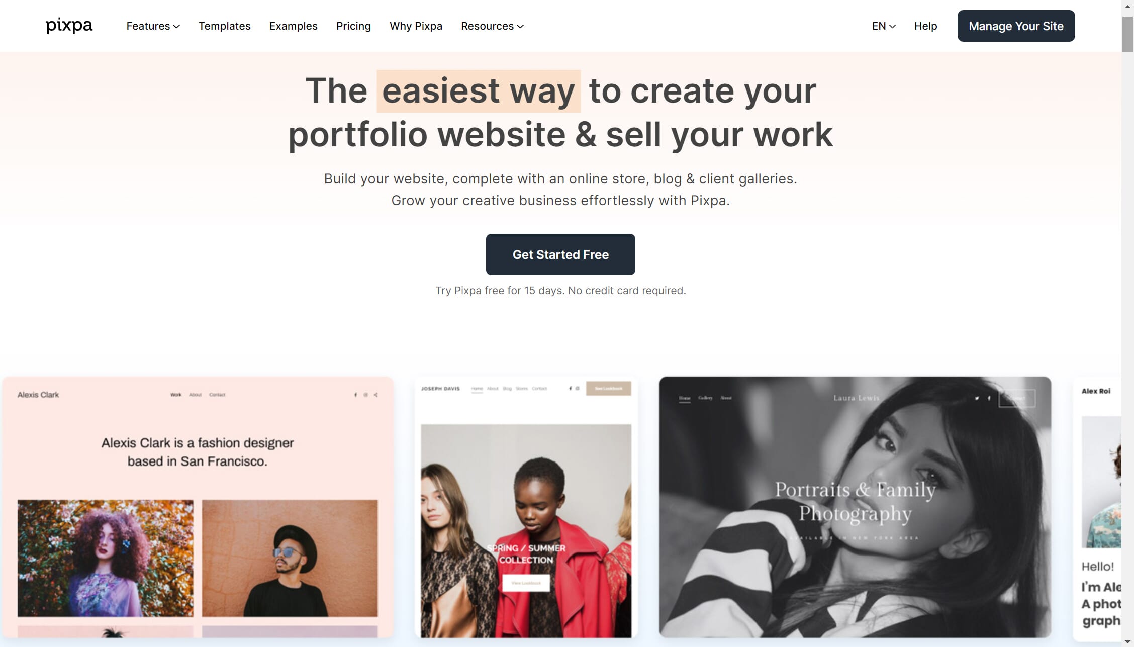 The home page is well designed and nicely organized!