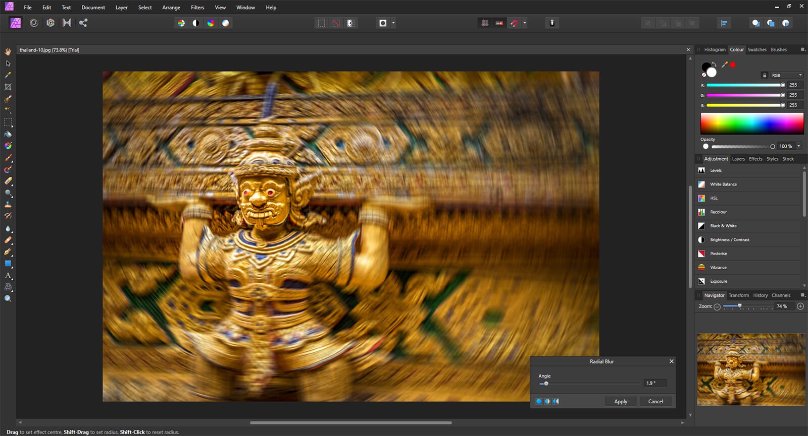 artistic effects