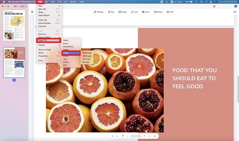 PDFelement software for HEIC conversion