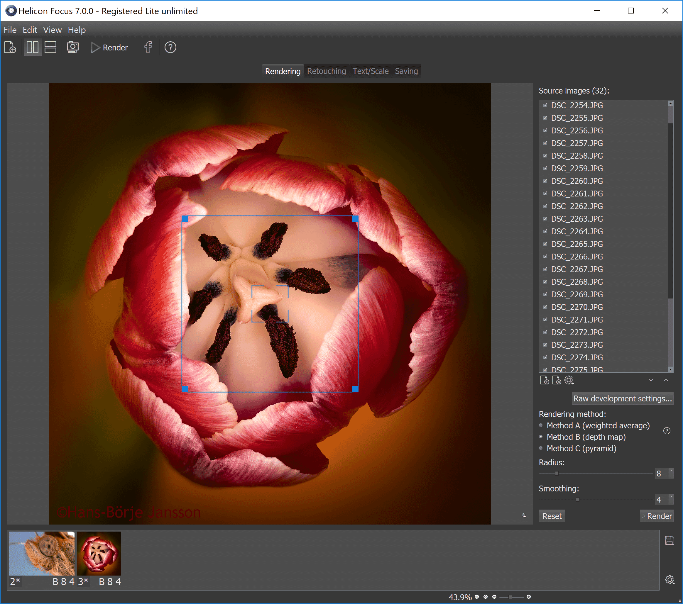 helicon photo stacking software