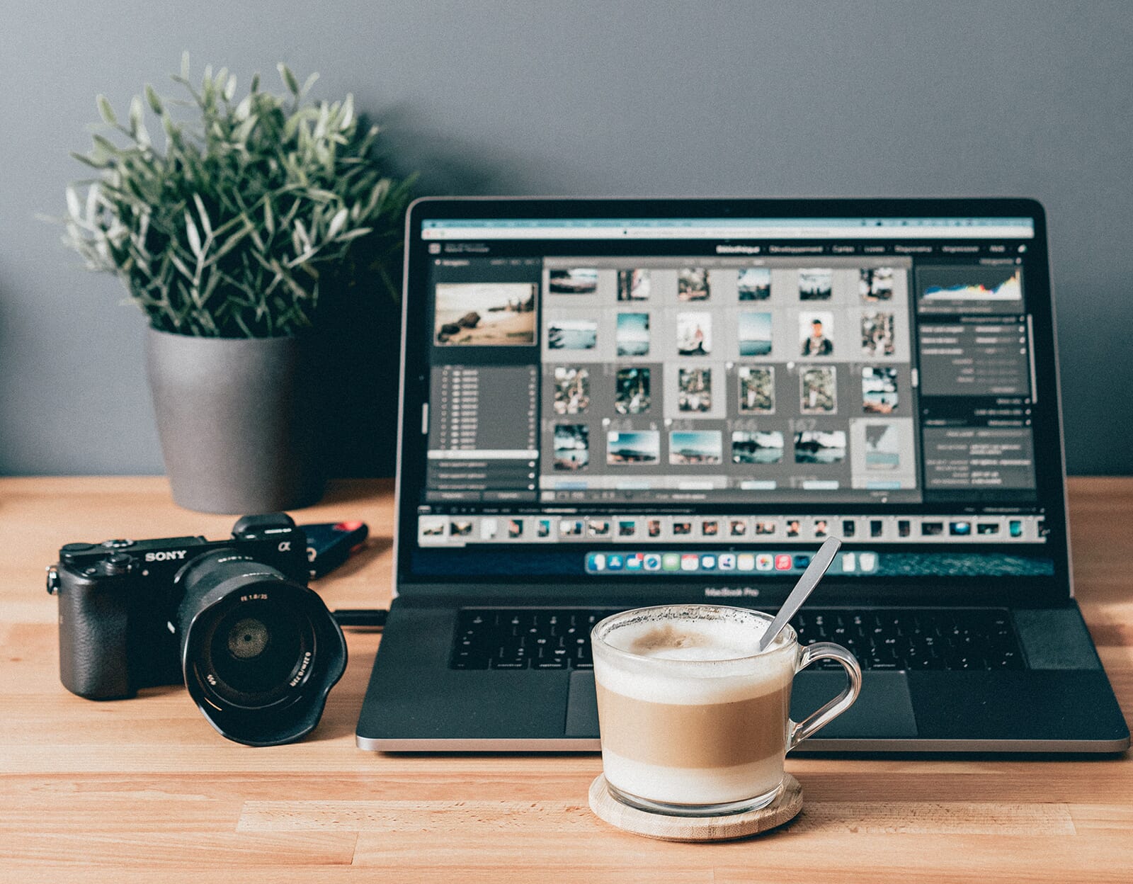 Software like Lightroom can be used for photo sharpening