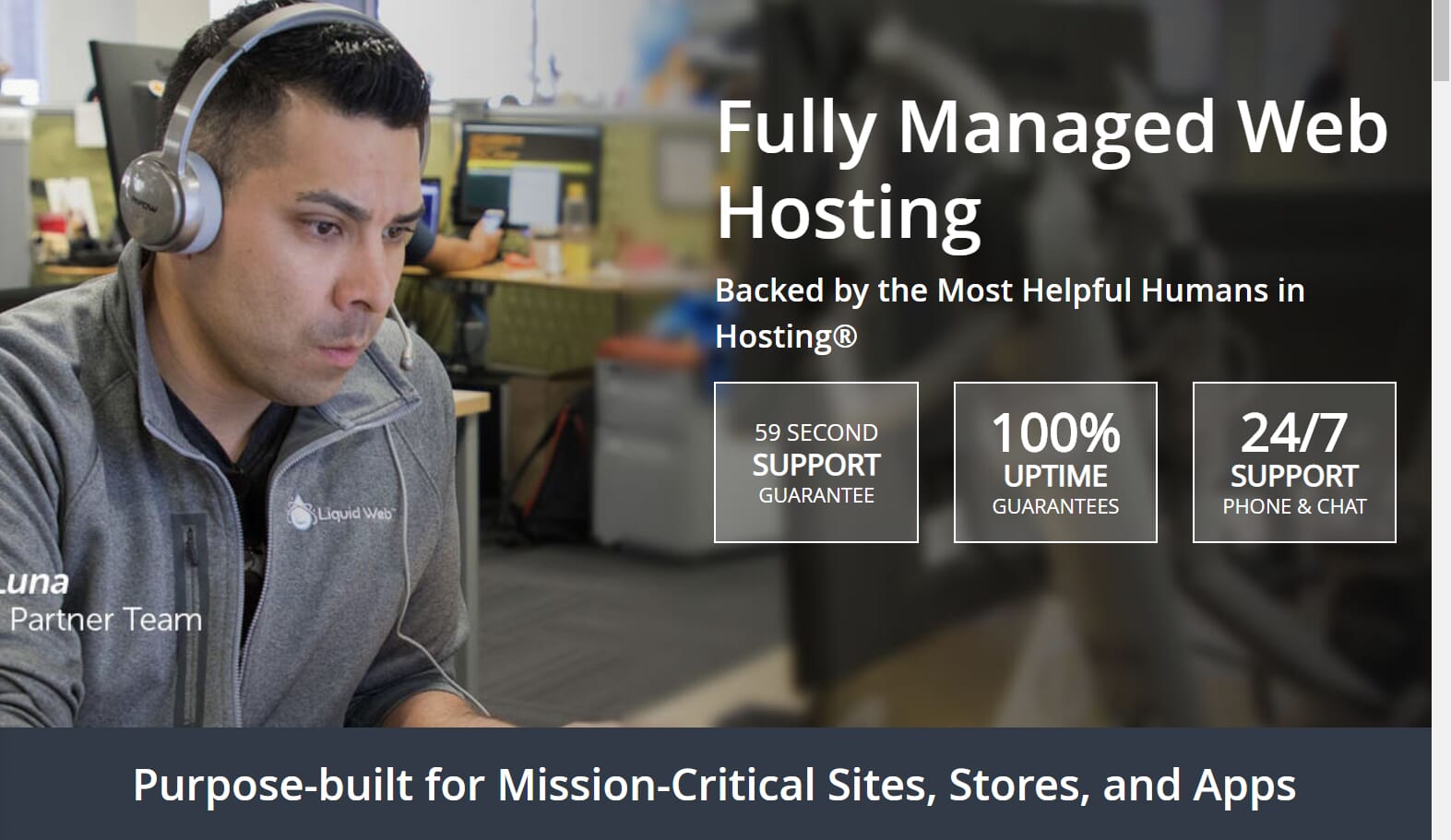 Liquid Web is another Managed Hosting solution.