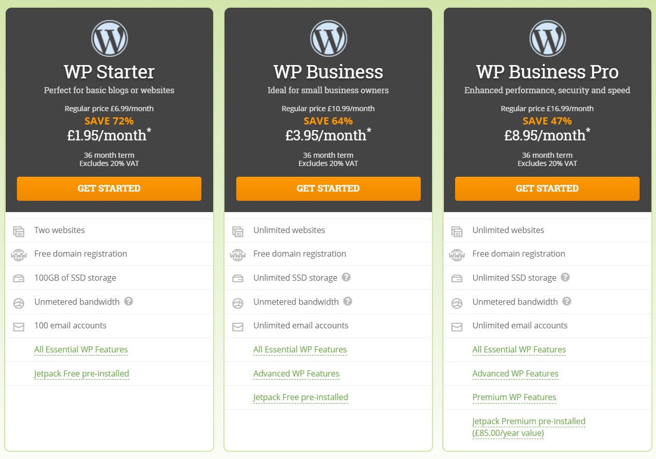 The prices offered by HostPapa are very reasonable.