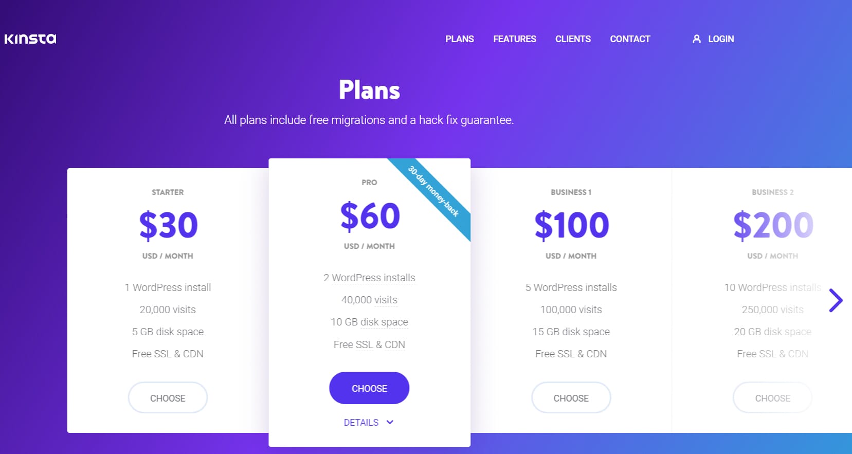 If you choose Kinsta as your website hosting service, be prepared to pay out for it.