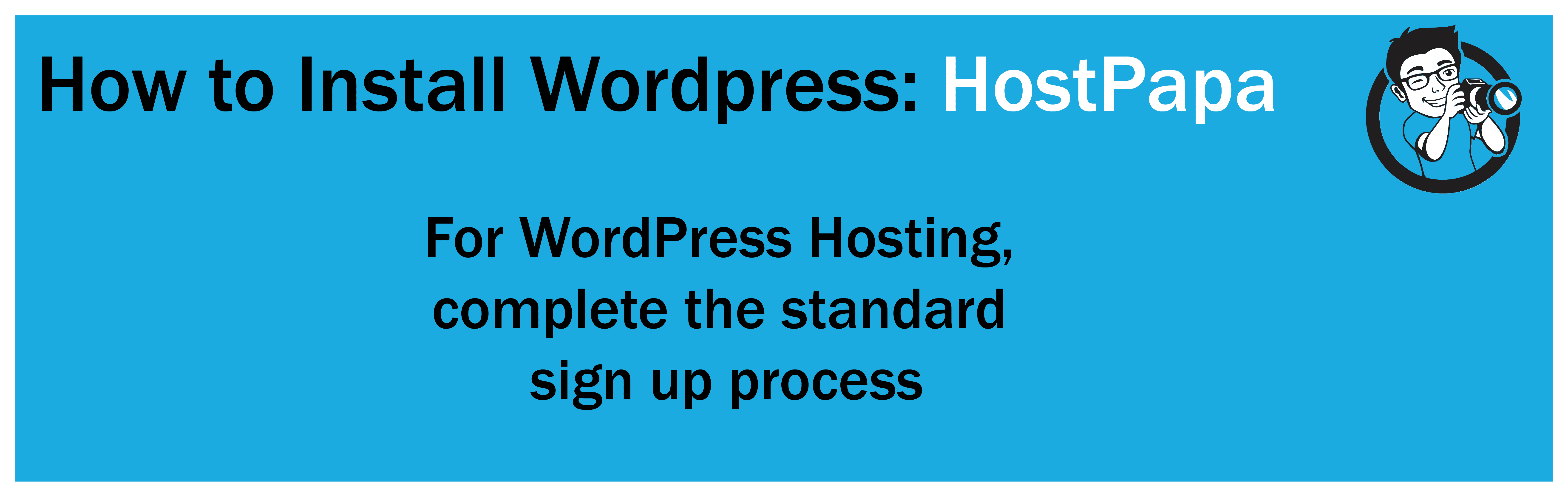 How to set up WordPress with HostPapa