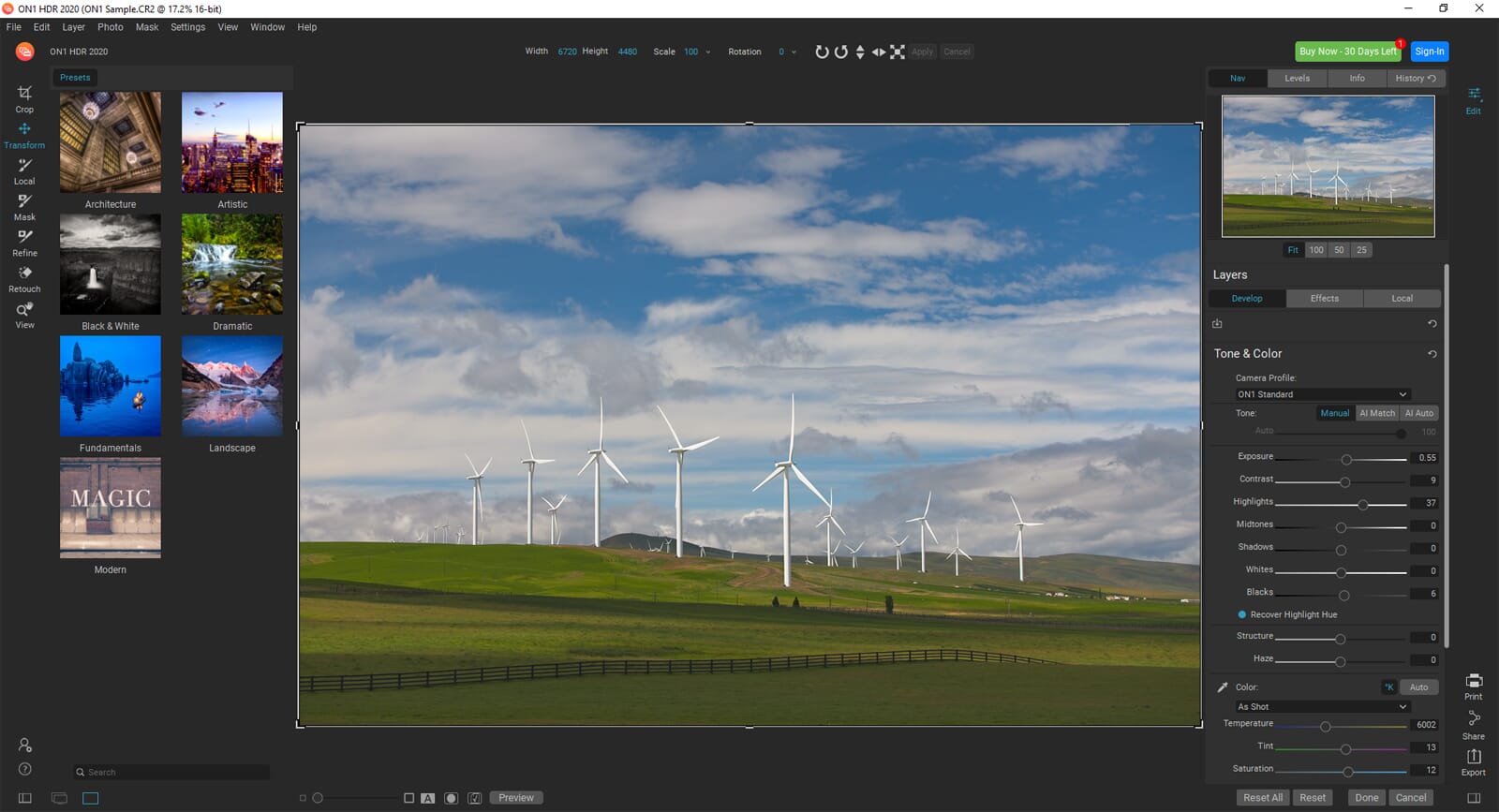 ON1 HDR 2020 review – transformation tool