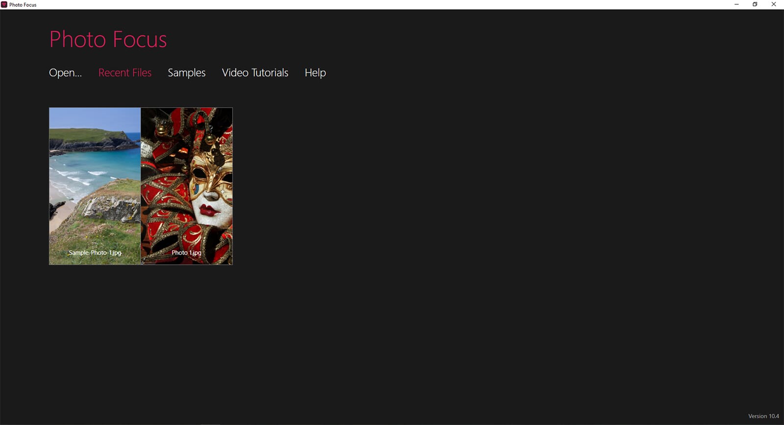 inPixioPhotoFocusReview FileManagementScreen 1