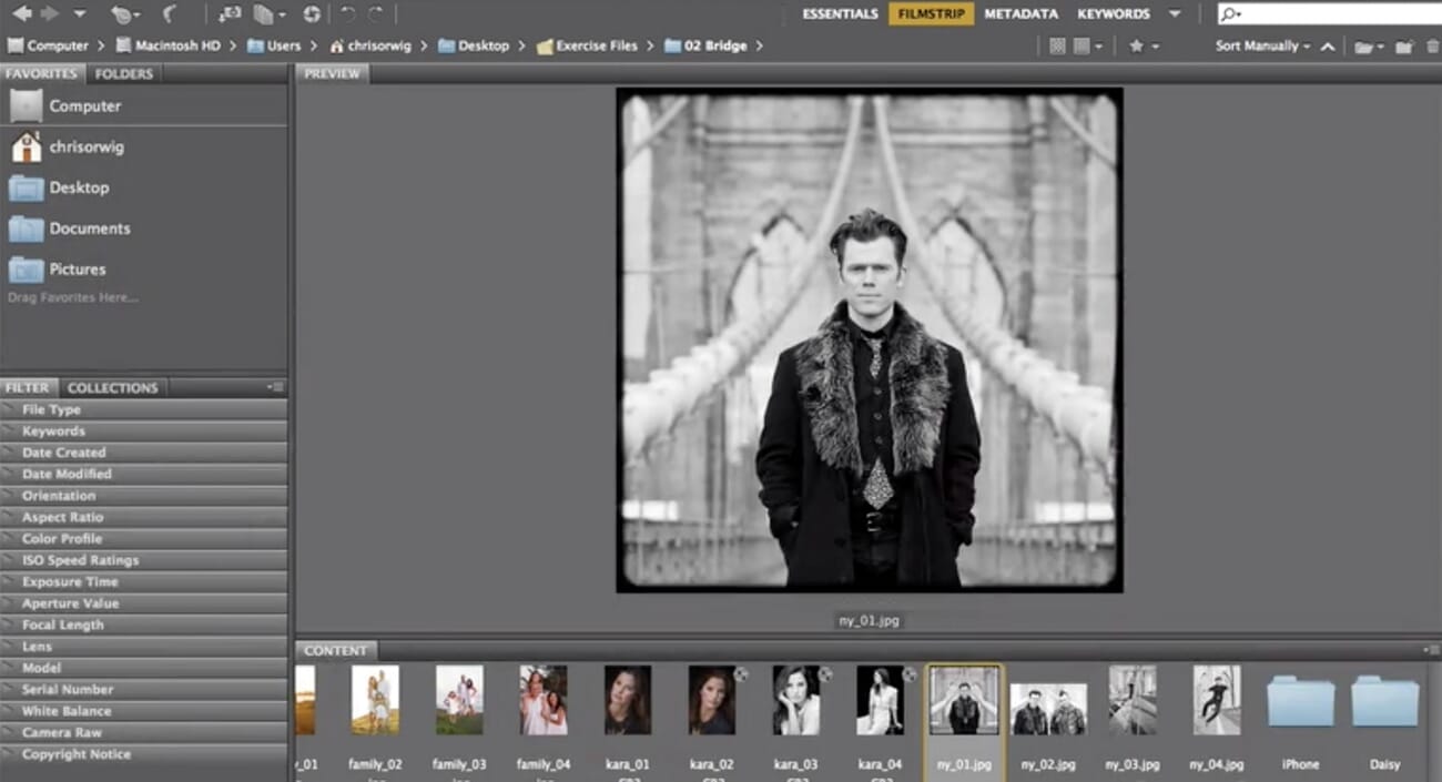 If you find Adobe Lightroom to be a bit overwhelming, Bridge may be a better fit.