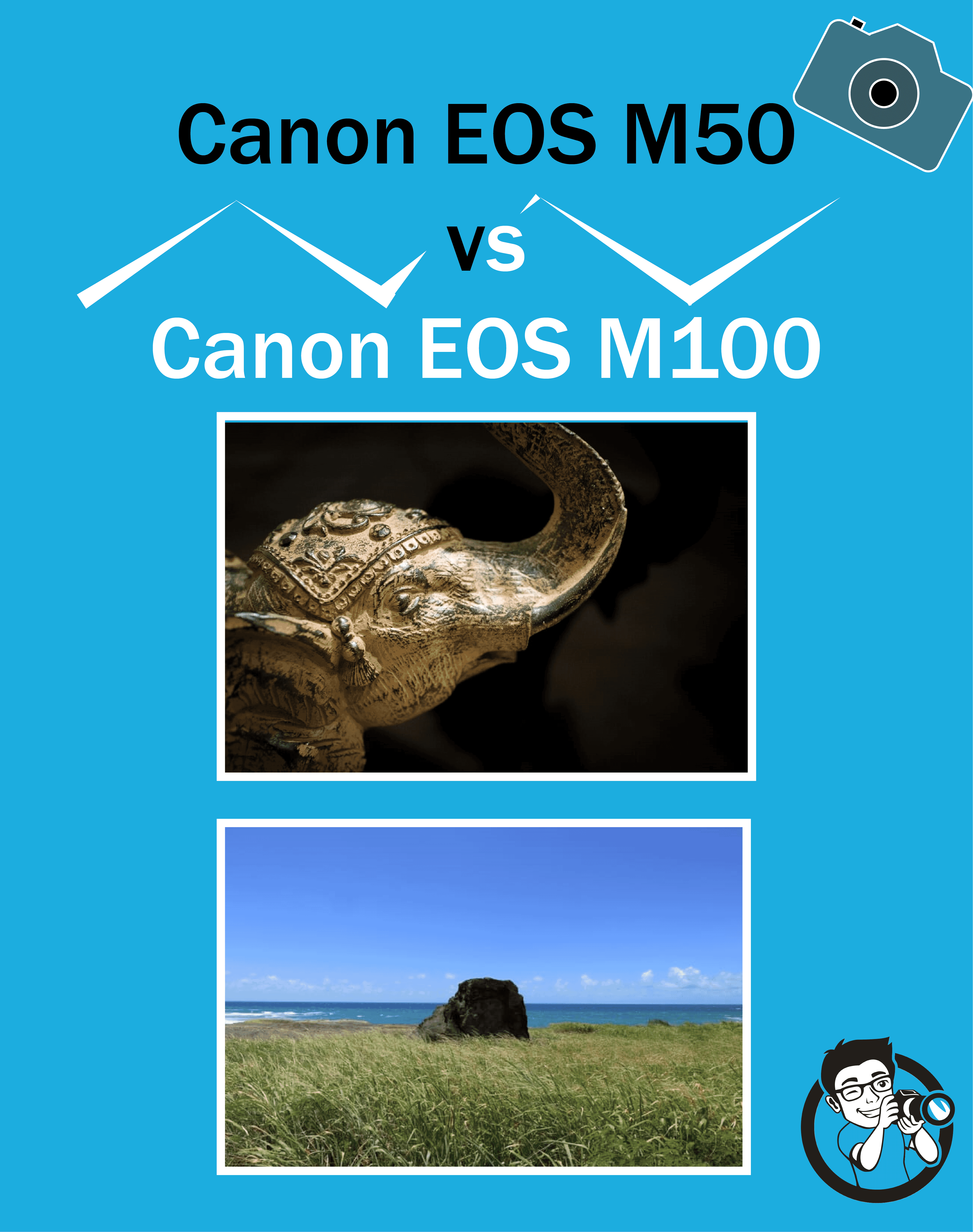 EOS M50 vs M100