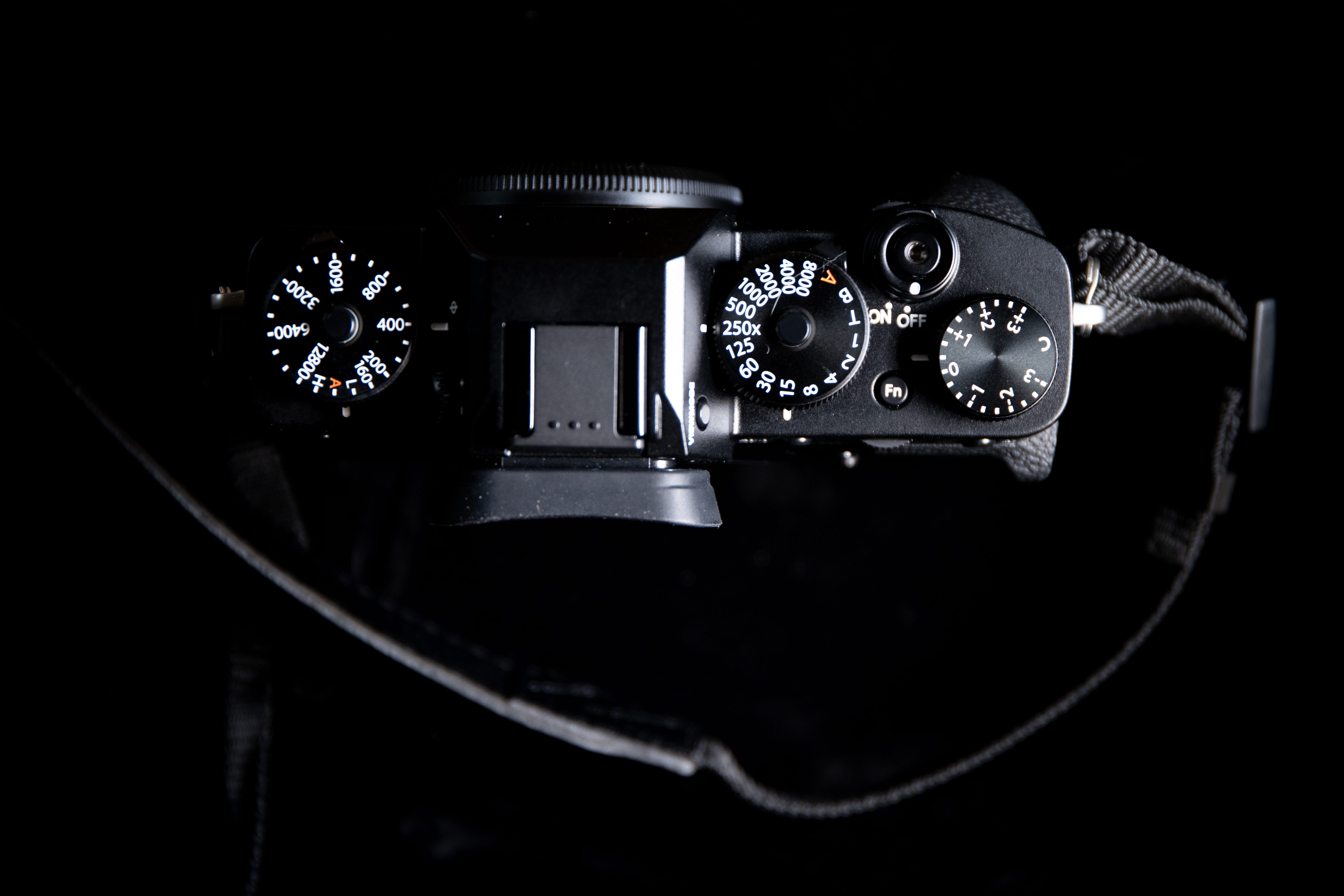 Fujifilm X-T100 top view