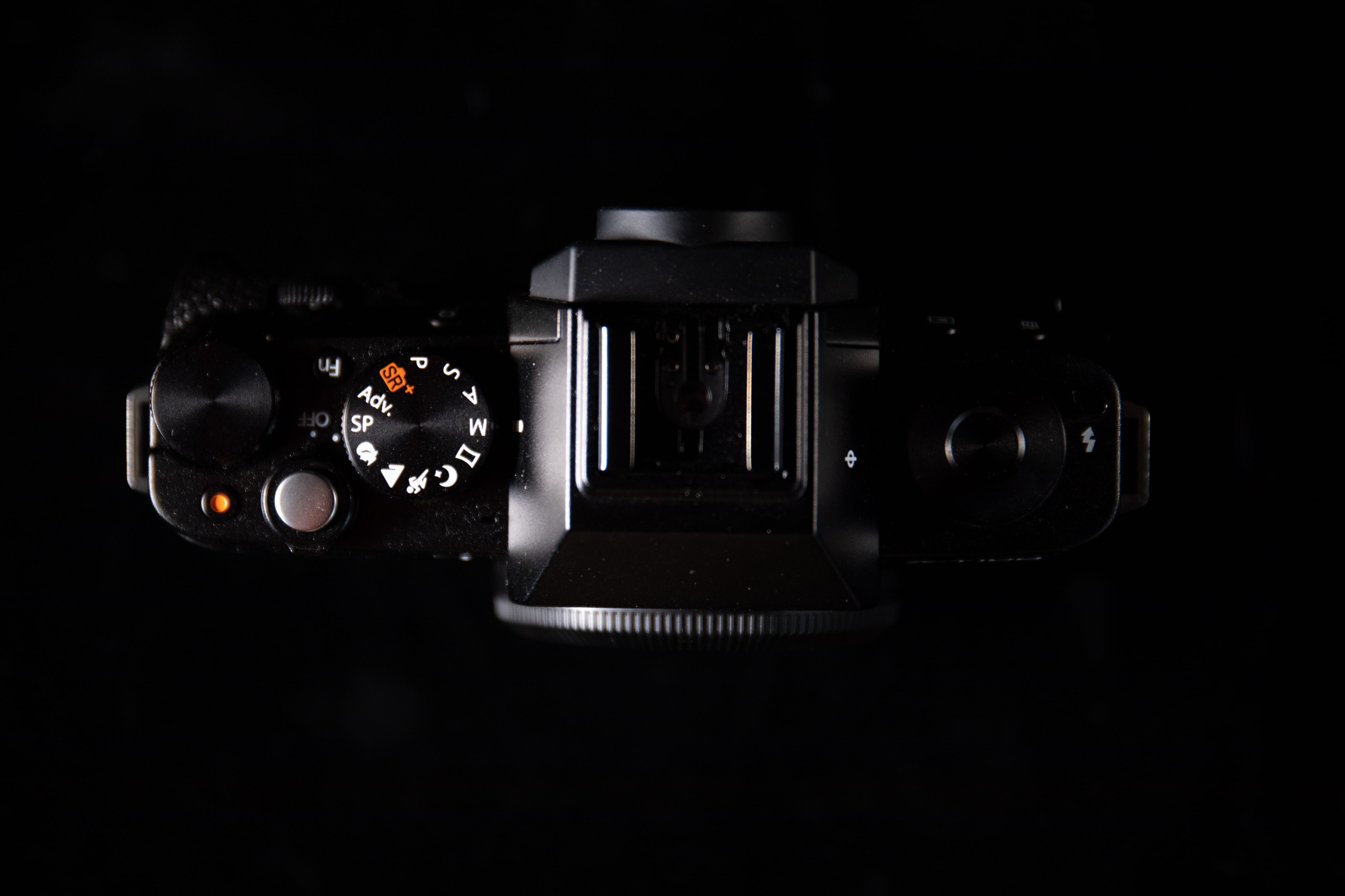Fujifilm X-T100 top view
