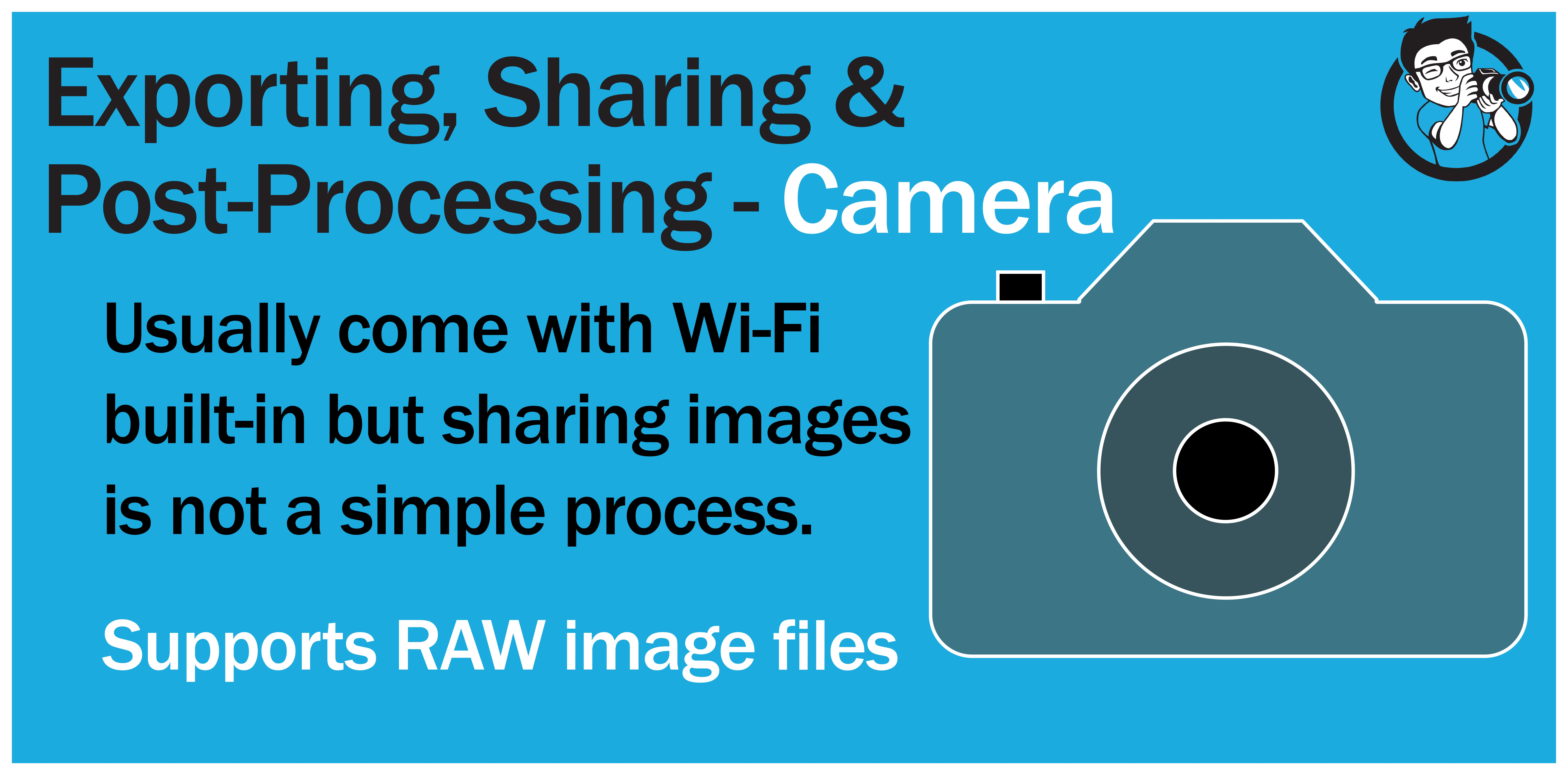 DSLR exporting sharing post processing