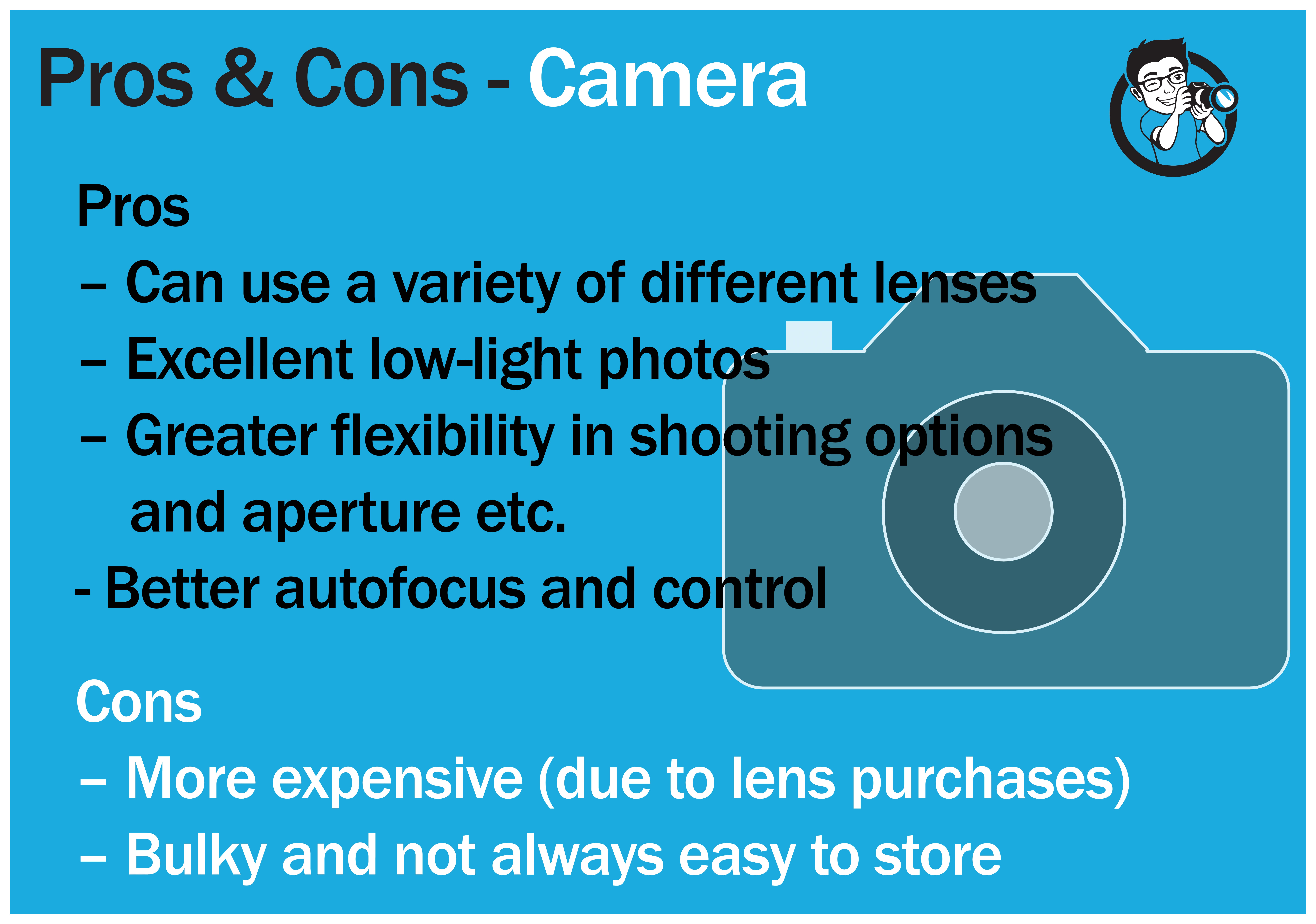 Pros and Cons of a Camera