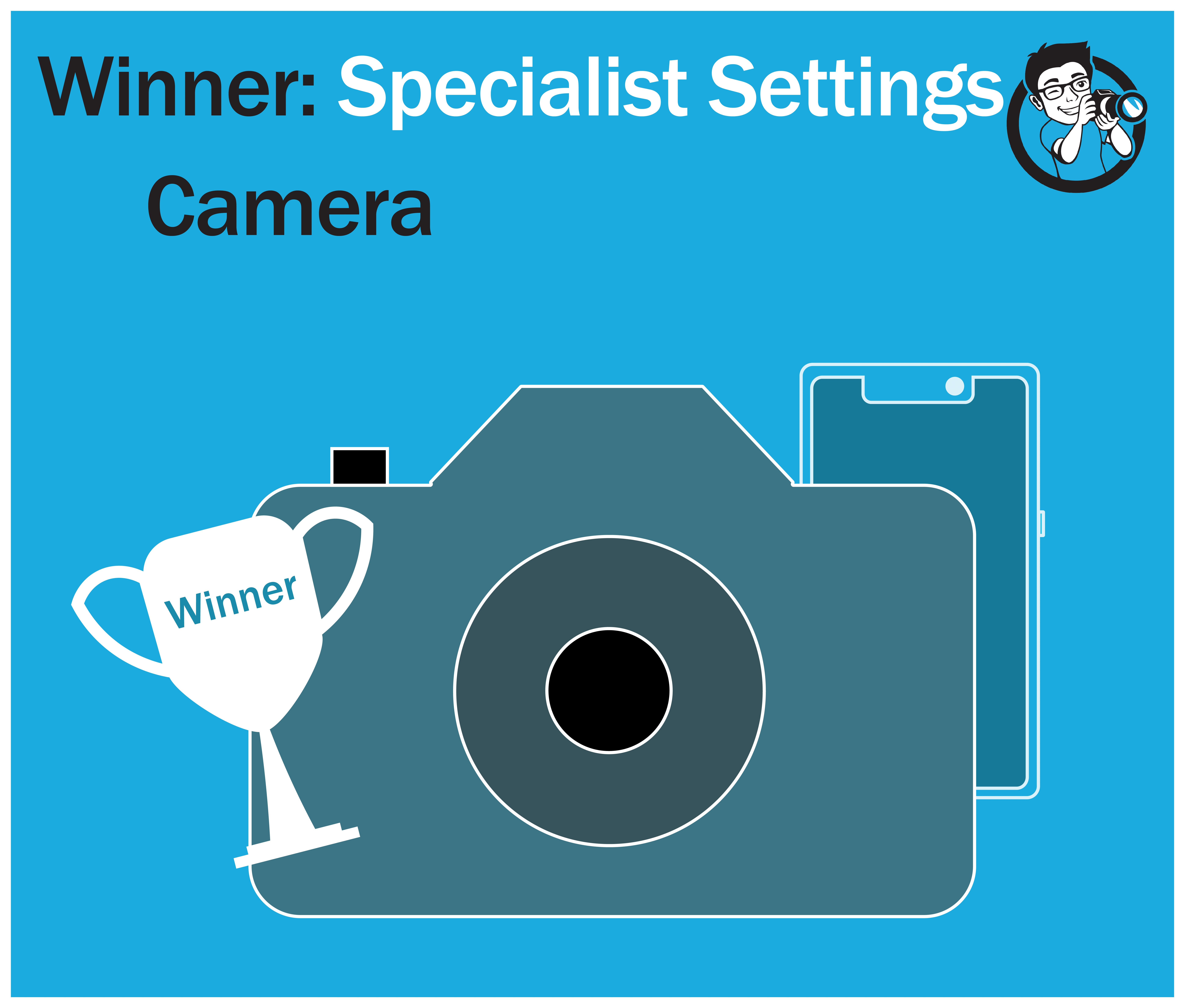 Winner specialist settings smartphone VS camera