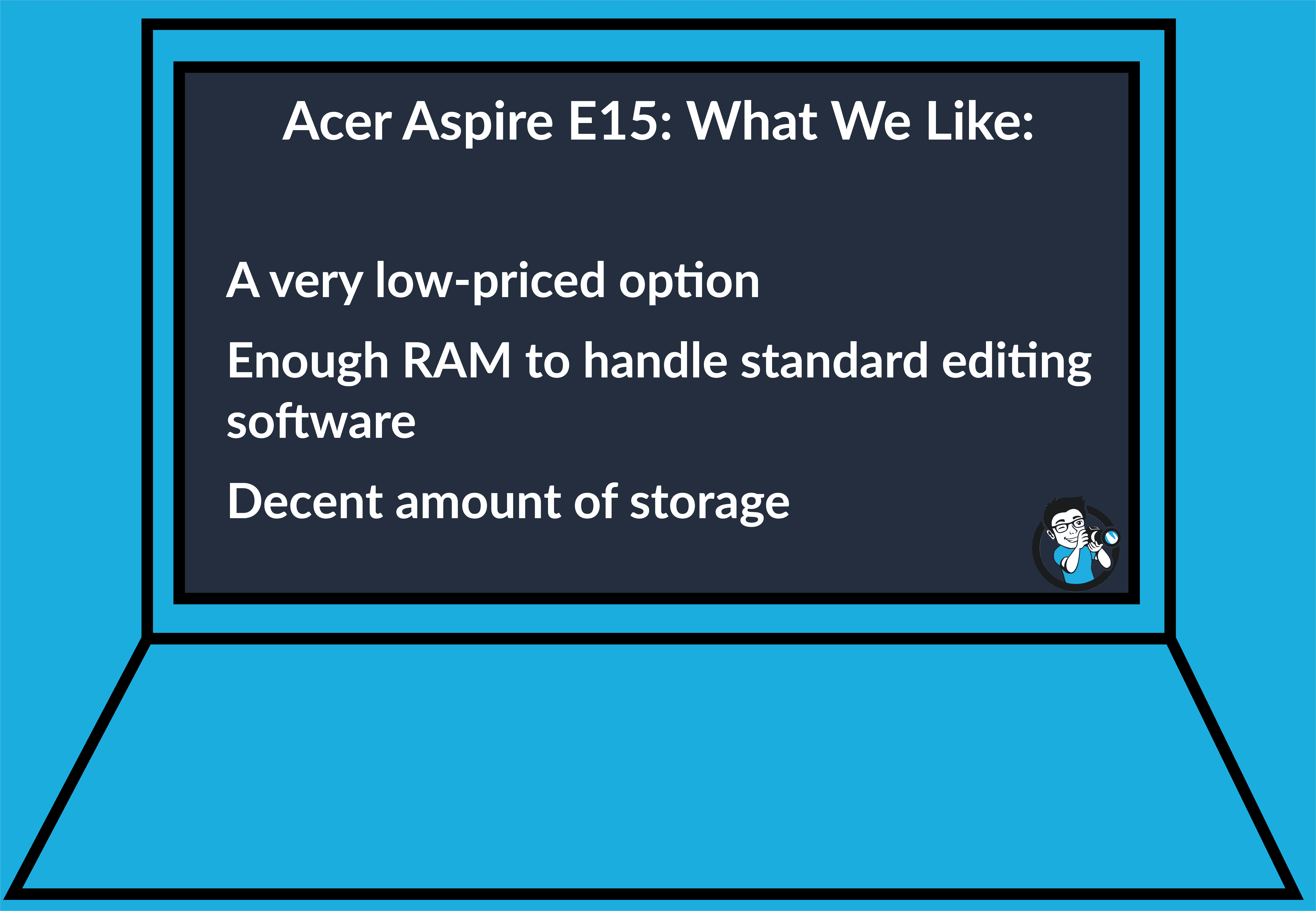 what makes the Acer e15 the best laptop for photo editing