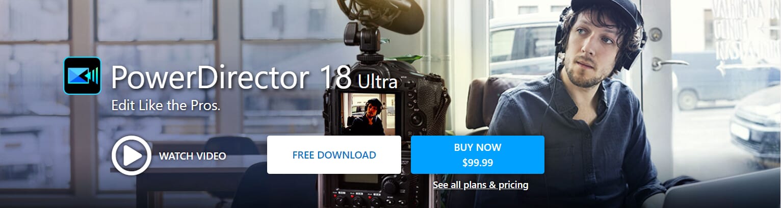 PowerDirector 18 Ultra drone video editing software