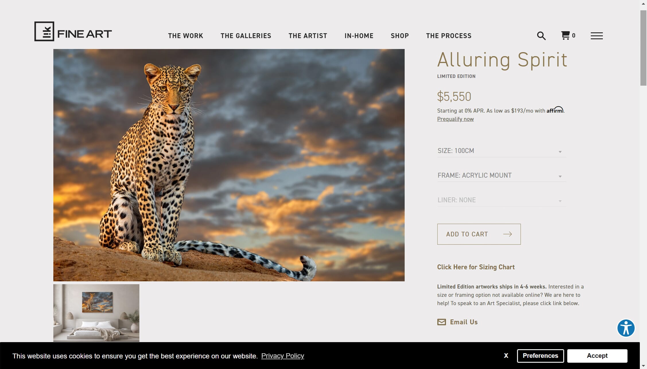 Lik's work is vibrant and awe-inspiring, selling for a hefty price.