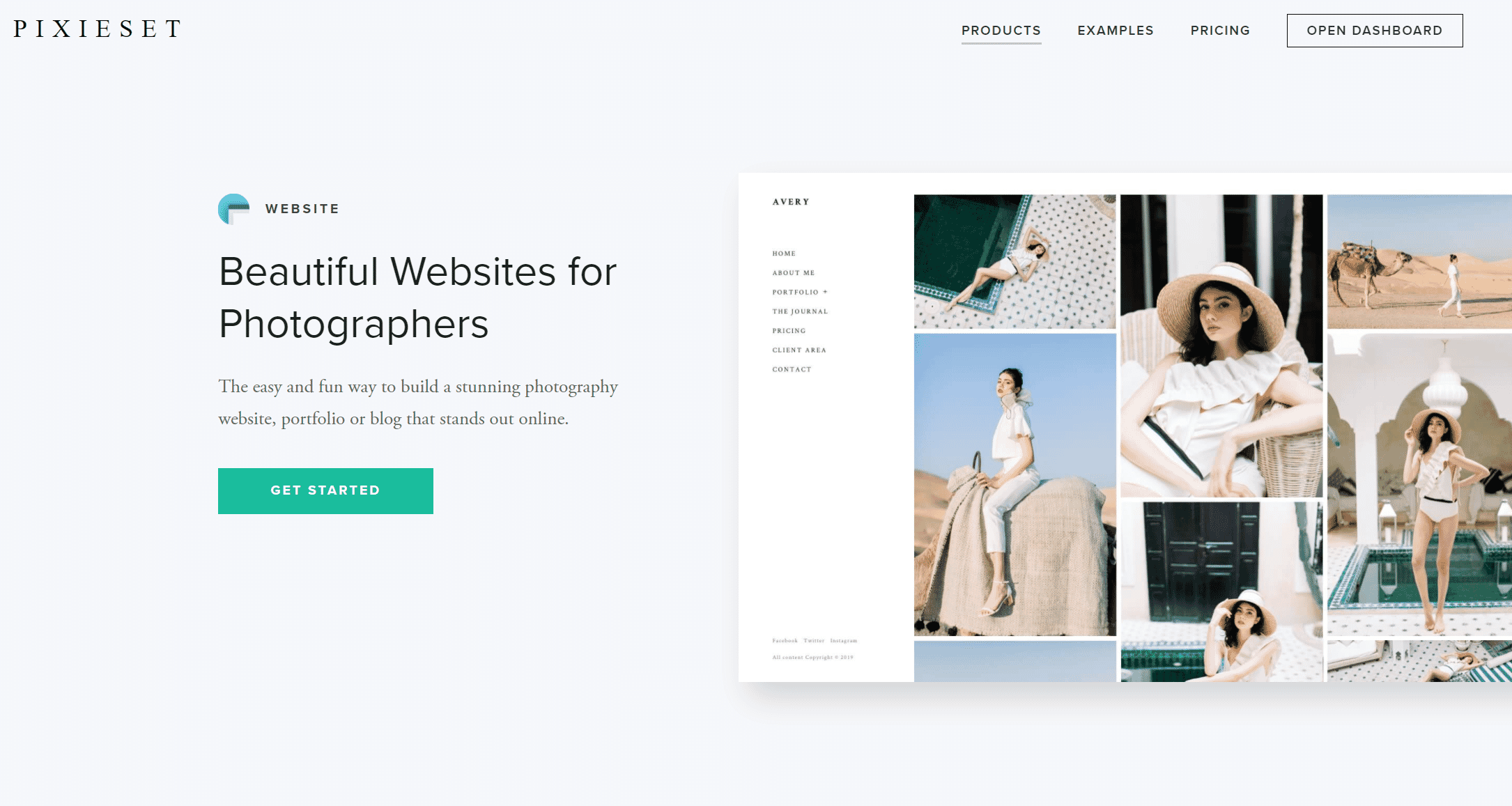 Pixieset website