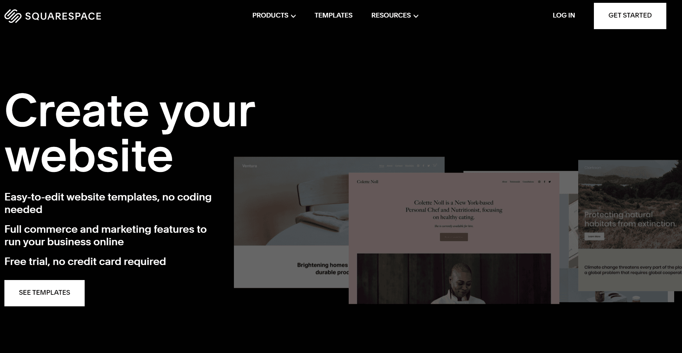 Squarespace website builder
