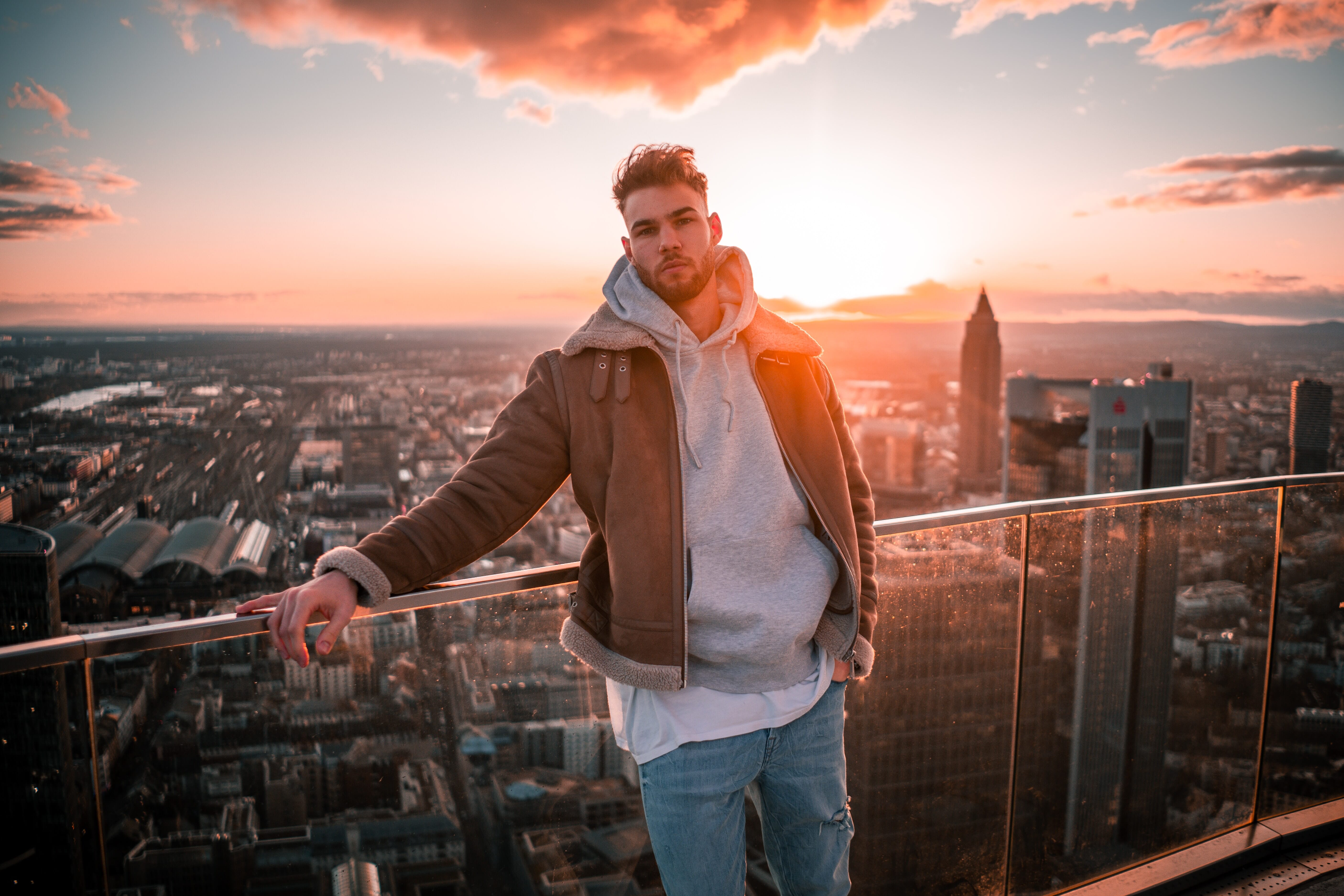 best camera settings for sunset portraits
