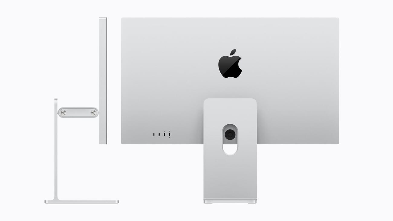 Apple Studio Display XDR tilt and height adjustable stand detail