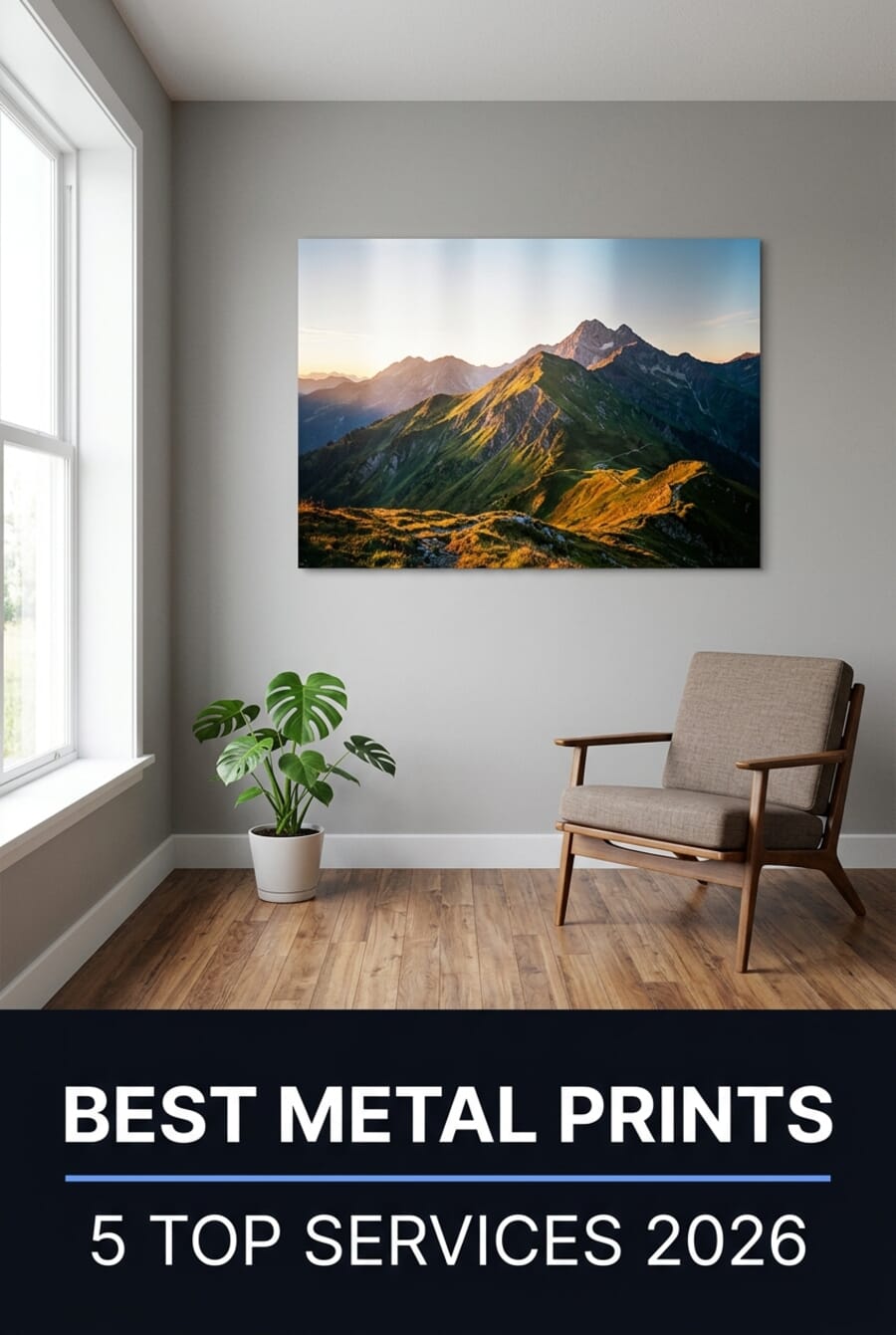Best metal photo prints 2026 — 5 top services for US buyers