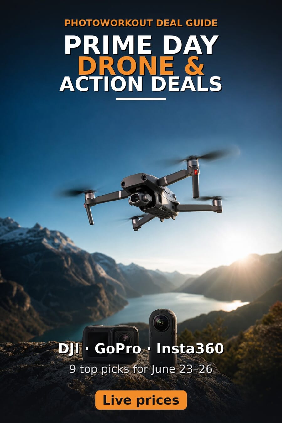 Best Prime Day drone and action camera deals 2026 — DJI, GoPro and Insta360 compared