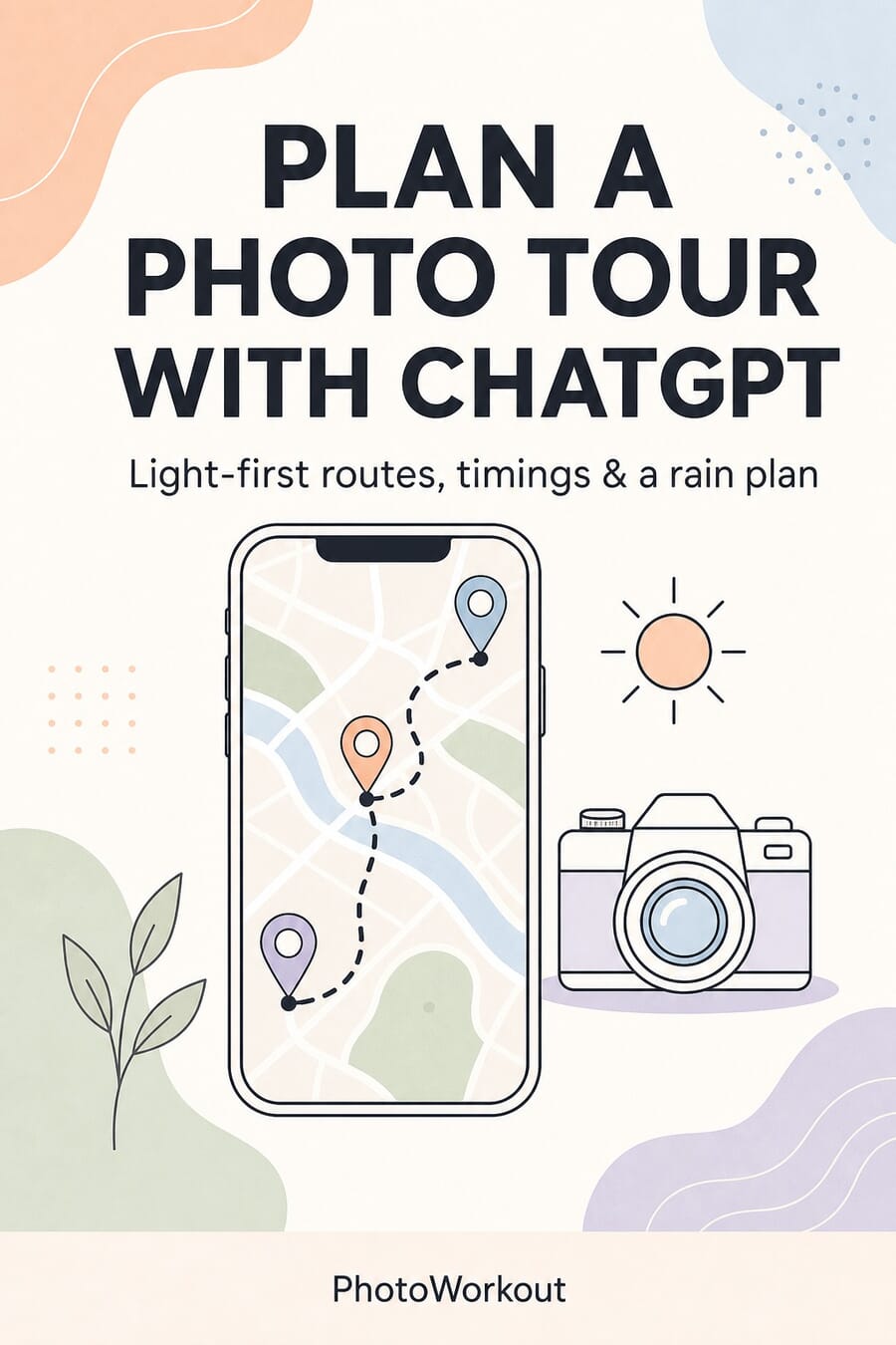 Plan a photo tour with ChatGPT - light-first routes, timings, and a rain plan