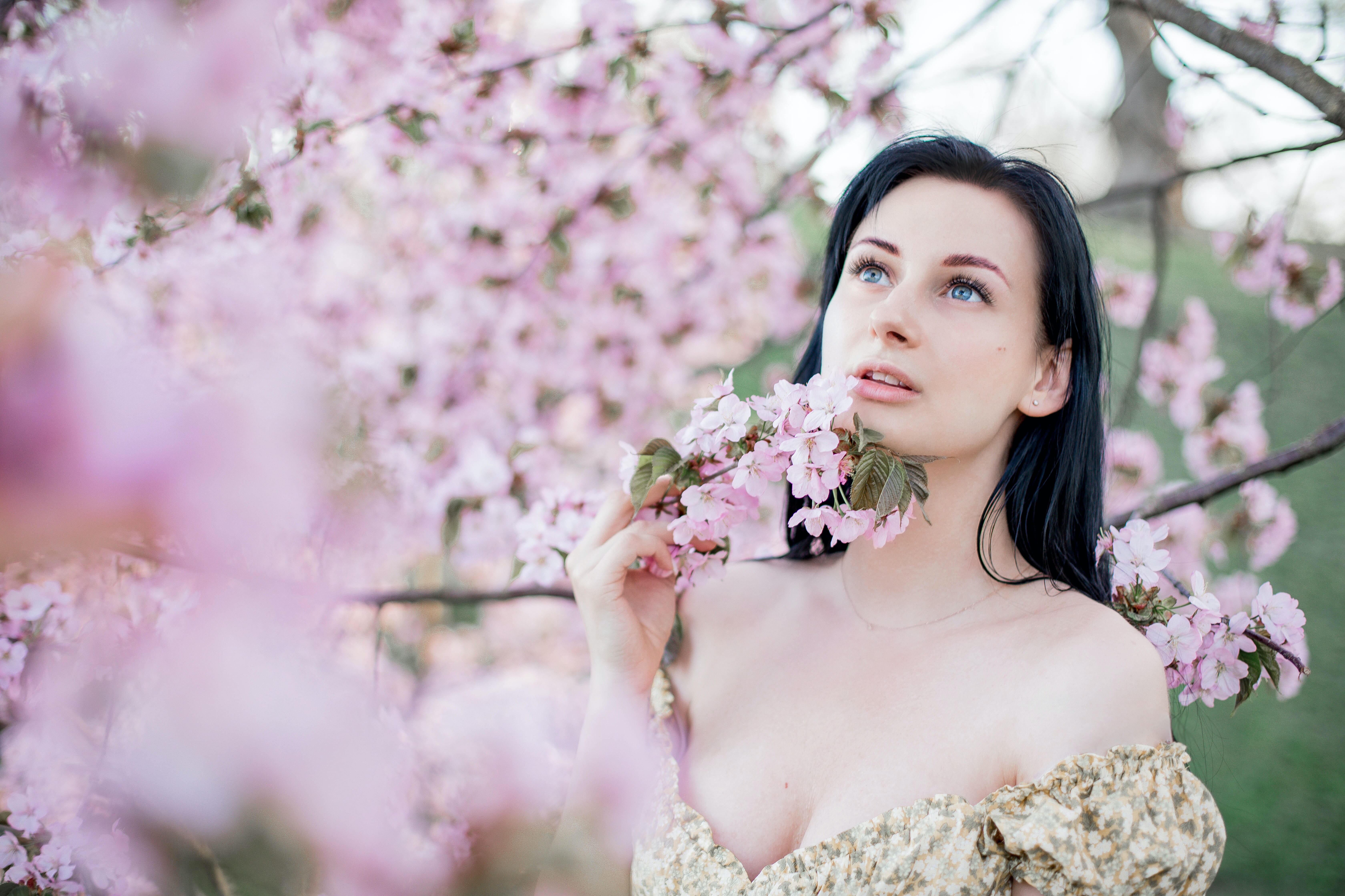 Shoot through the flowers for interesting results.