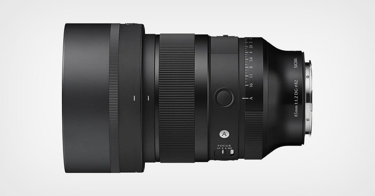 Sigma 85mm f/1.2 DG Art lens development announcement at CP+ 2026
