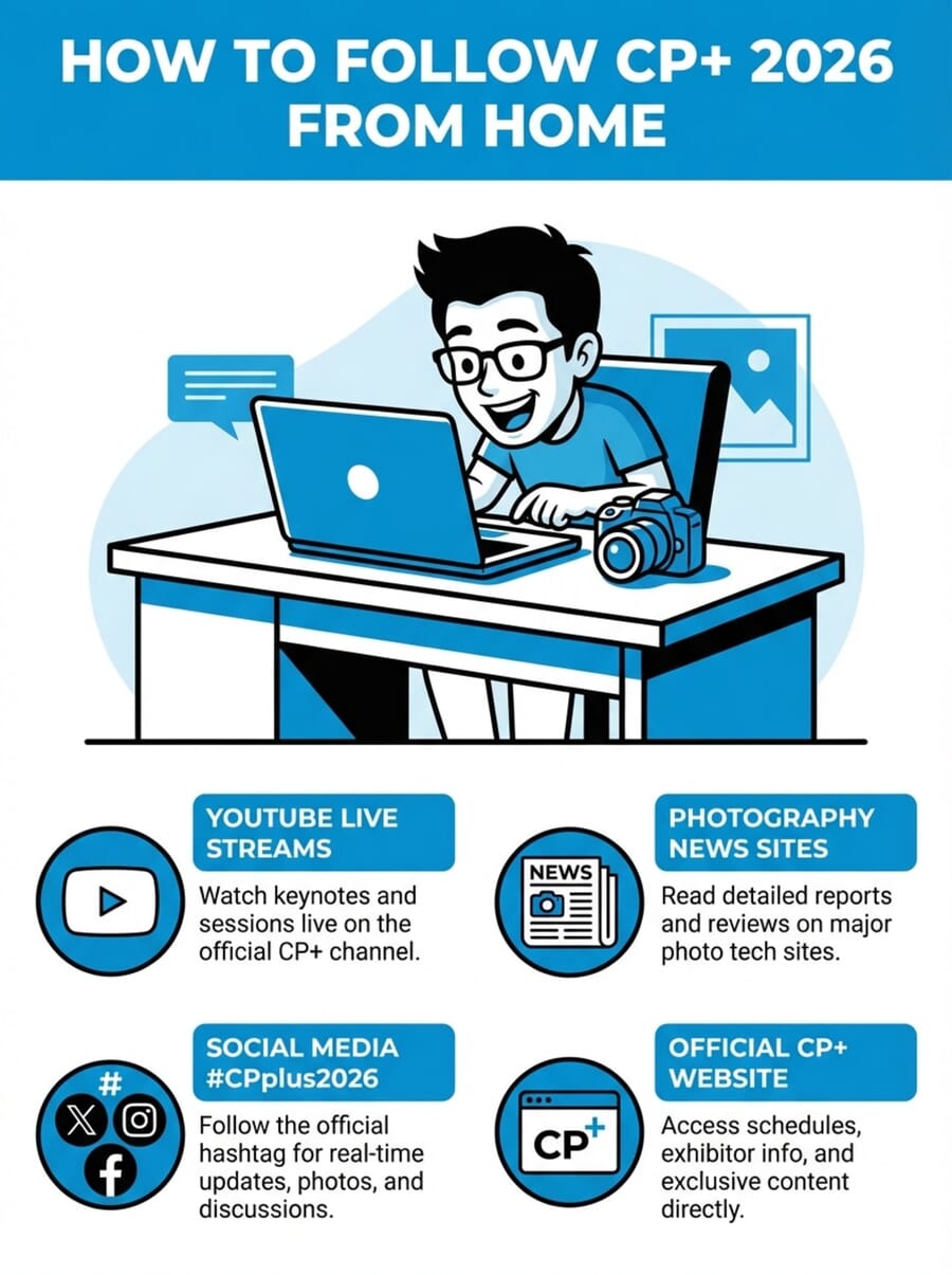 How to follow CP+ 2026 from home