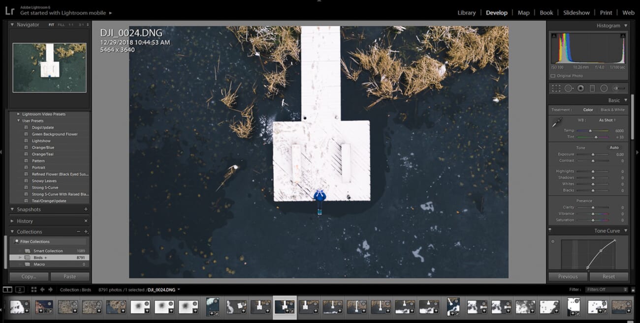 An original photo that needs straightening