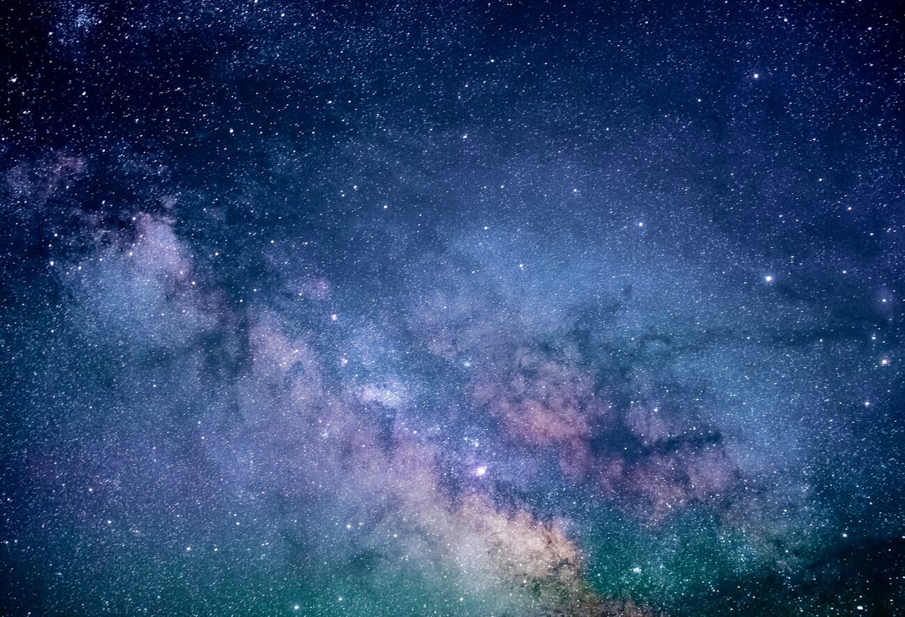 A bright, detailed Milky Way core shot at high ISO