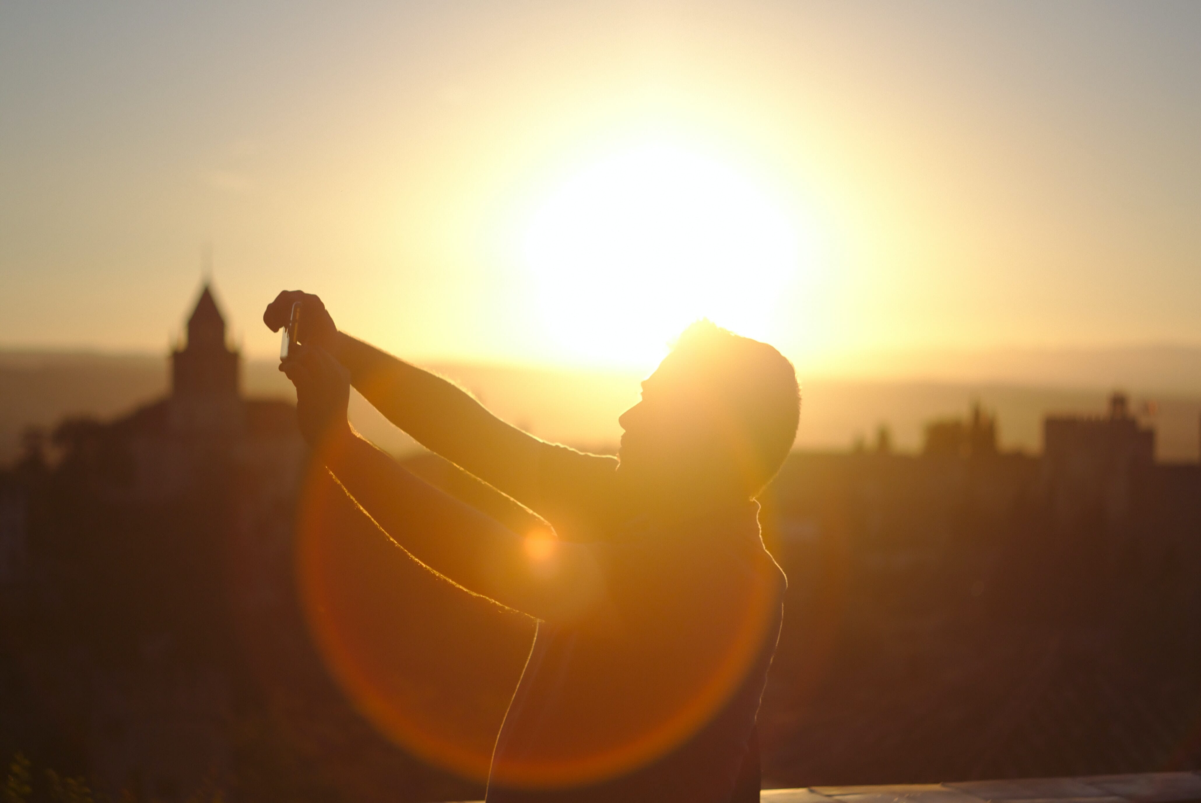 how to take photos with sun behind subject 18
