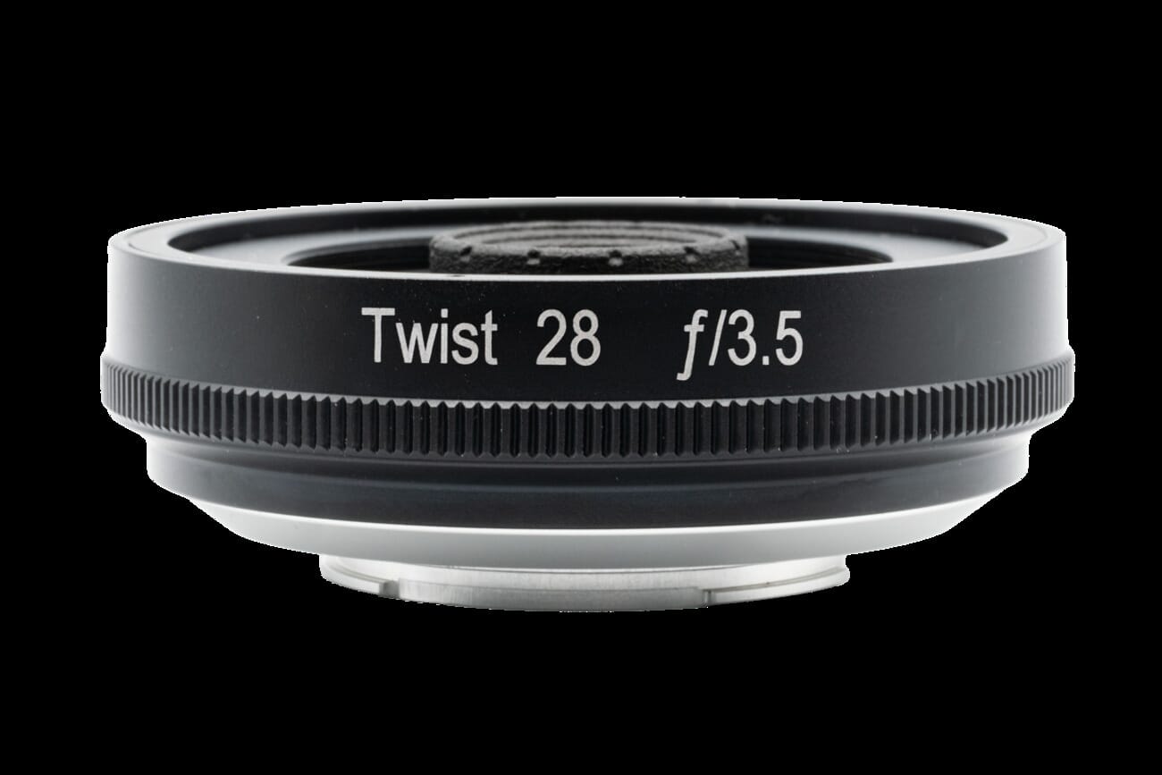 Lensbaby Twist 28 pancake lens — a compact 28mm Petzval-inspired wide-angle lens for mirrorless cameras