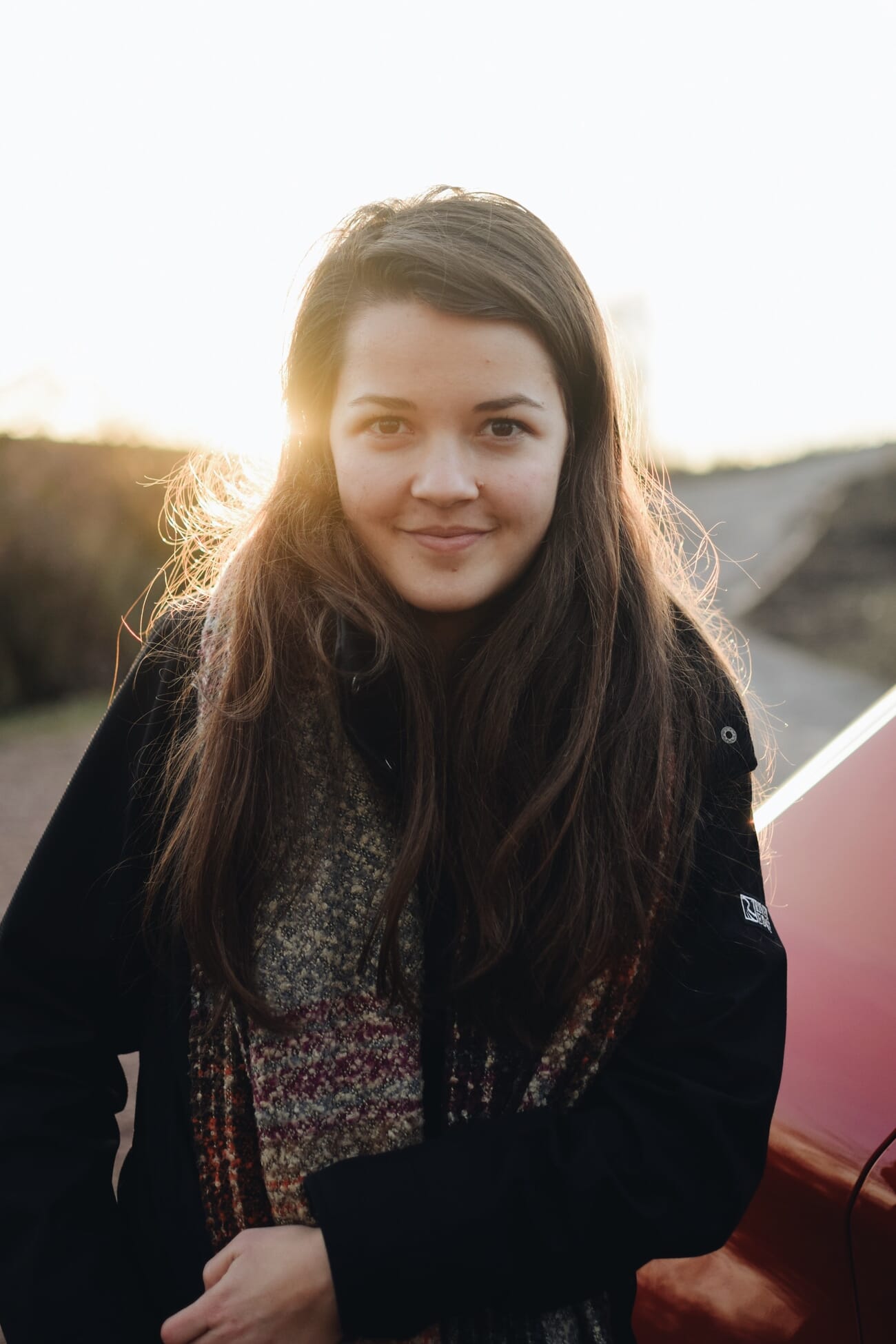 Portrait demonstrating professional studio lighting pattern