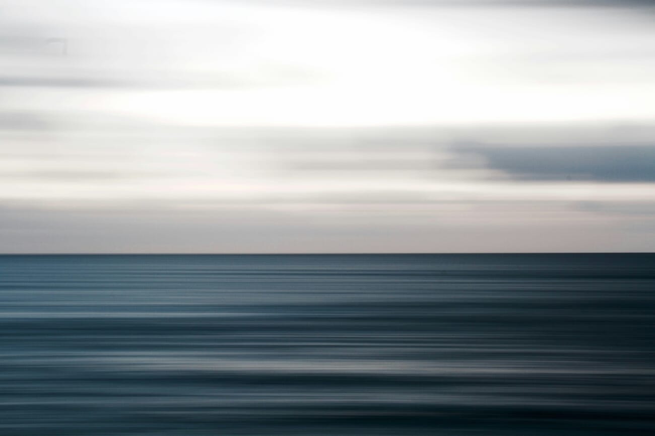 long exposure abstract motion blur — Velocity at the Horizon: A Long-Exposure Seascape