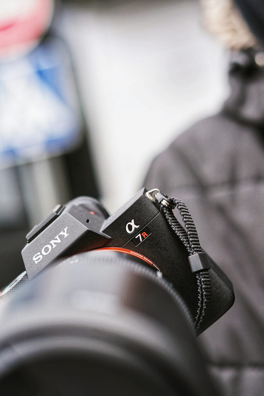 Focused Presence: Close-Up on a Sony Alpha 7 II with Pro Lens