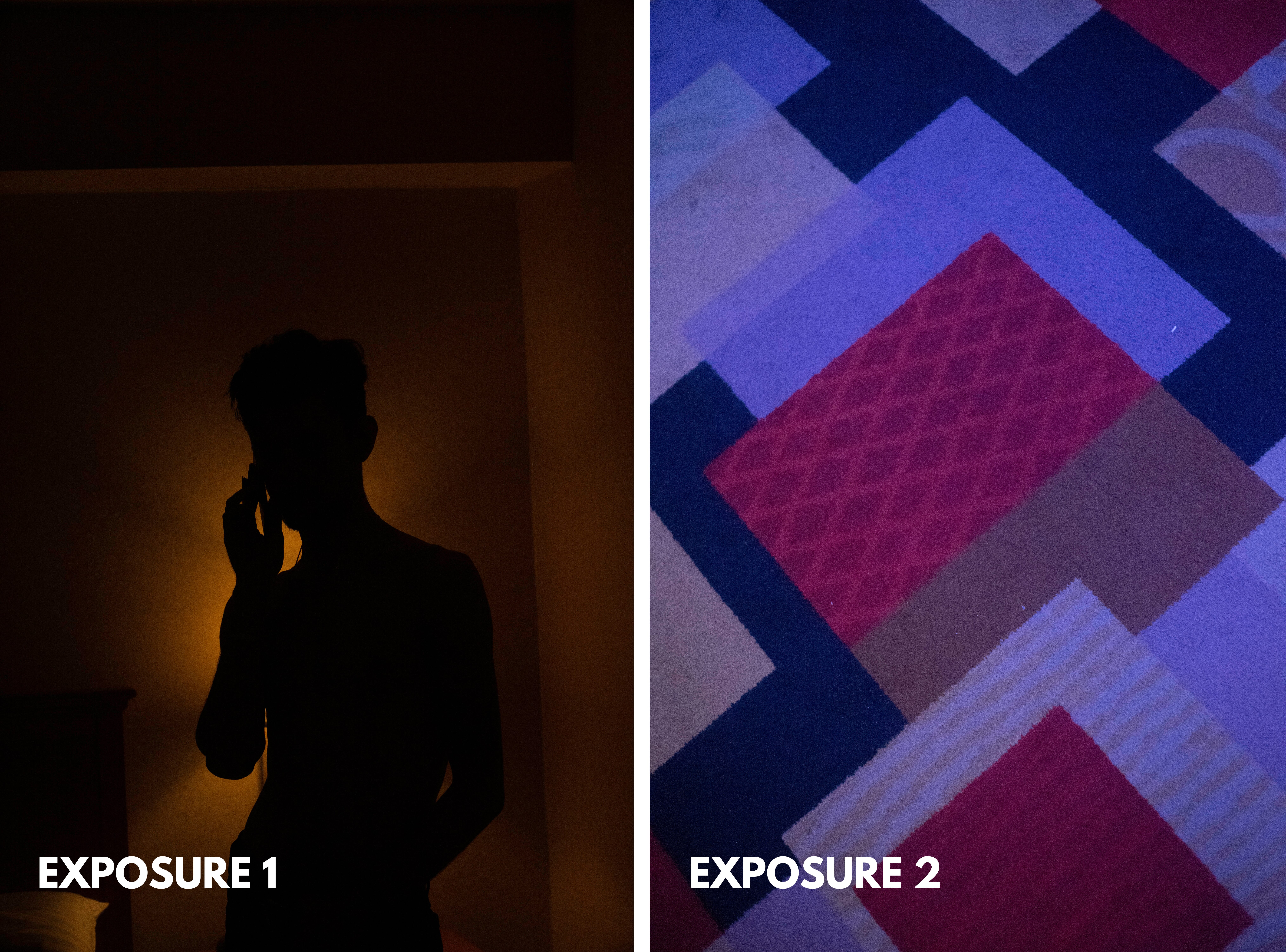 separate exposures to be merged in photoshop