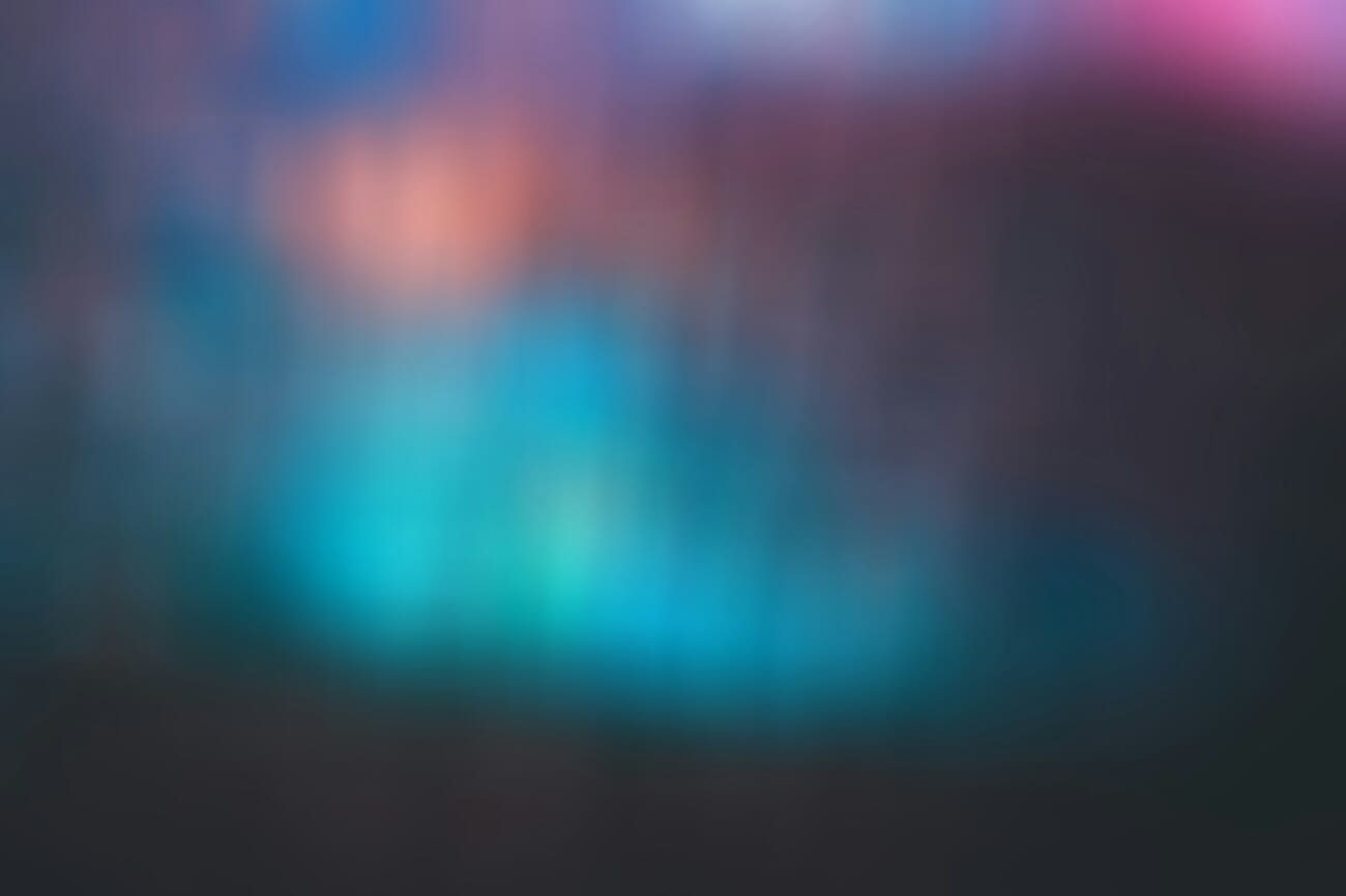 Abstract neon light blur created with intentional camera movement (ICM)