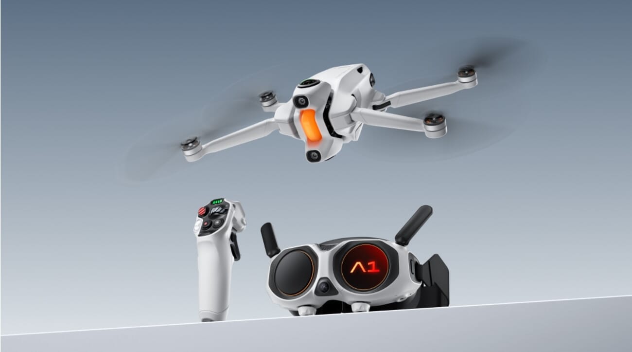 Antigravity A1 8K 360-degree drone weighing under 250 grams