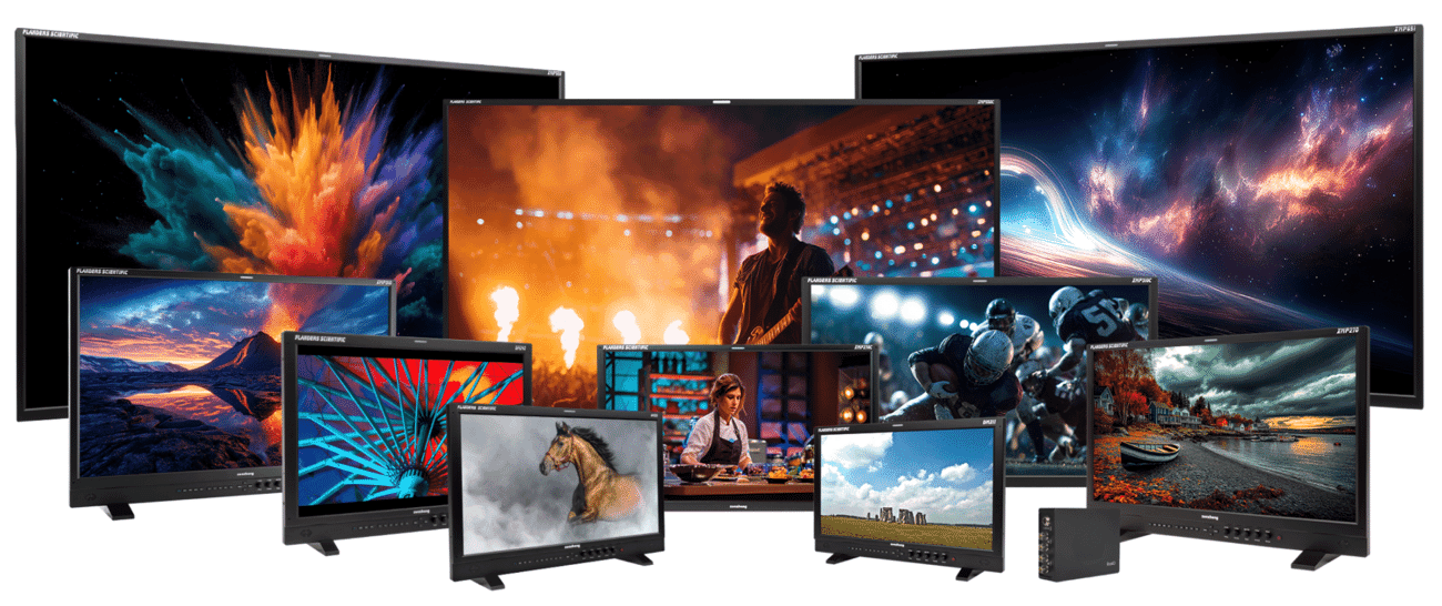 Atomos and Flanders Scientific co-branded graphic announcing the April 2026 acquisition