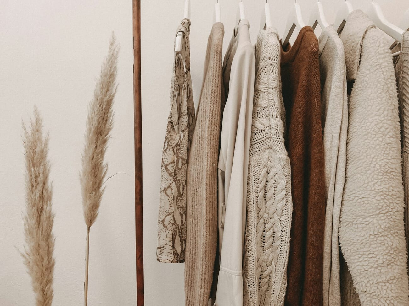Minimalist earth tone aesthetic with neutral warm palette